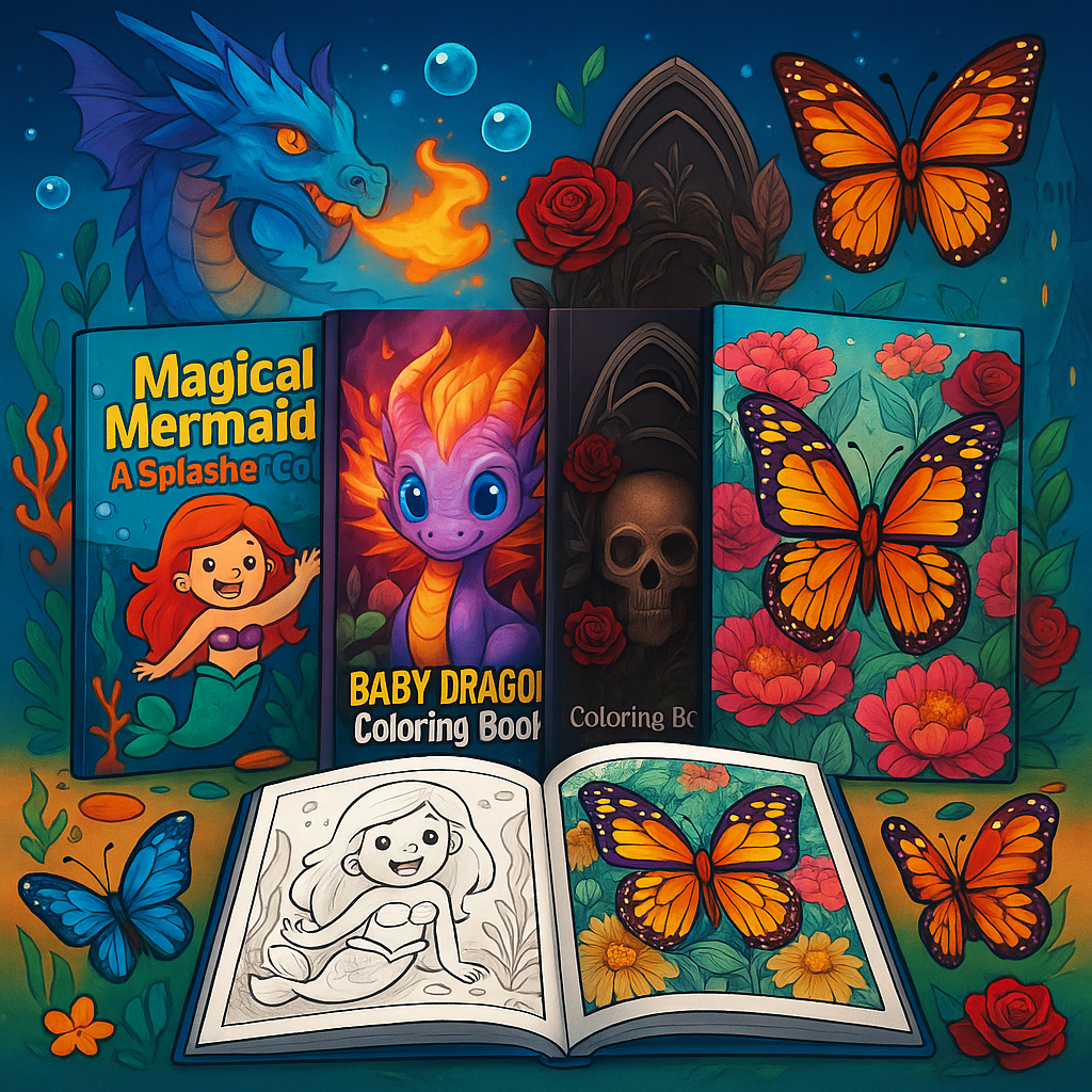 A World of Color: The MK Dalton Coloring Collection