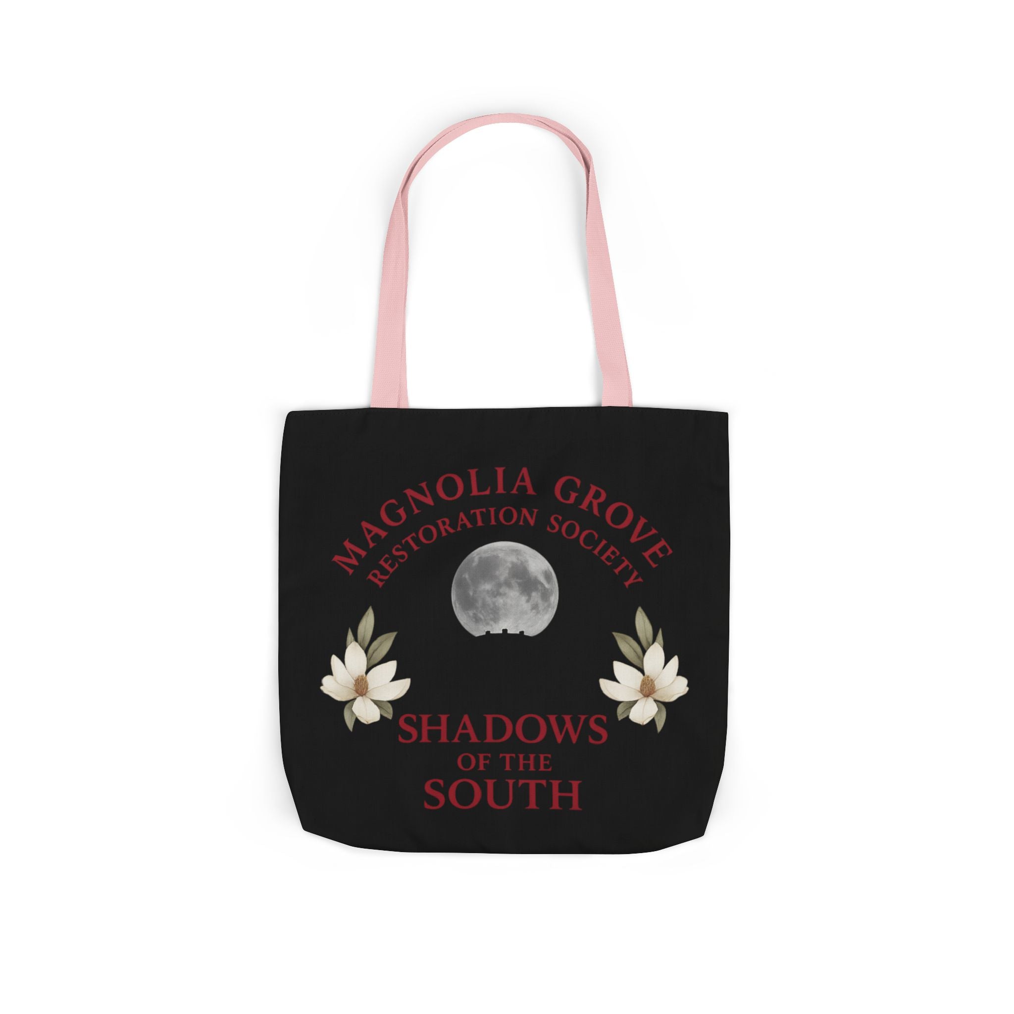Magnolia Grove Restoration Society Canvas Tote Bag – Shadows of the South Series