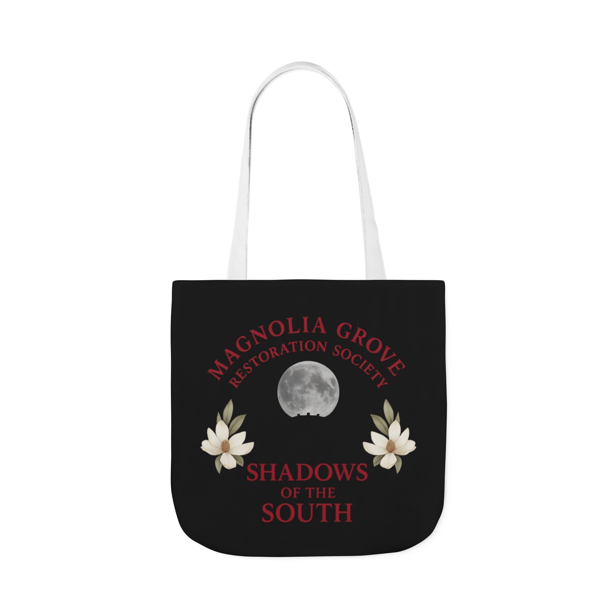 Magnolia Grove Restoration Society Canvas Tote Bag – Shadows of the South Series