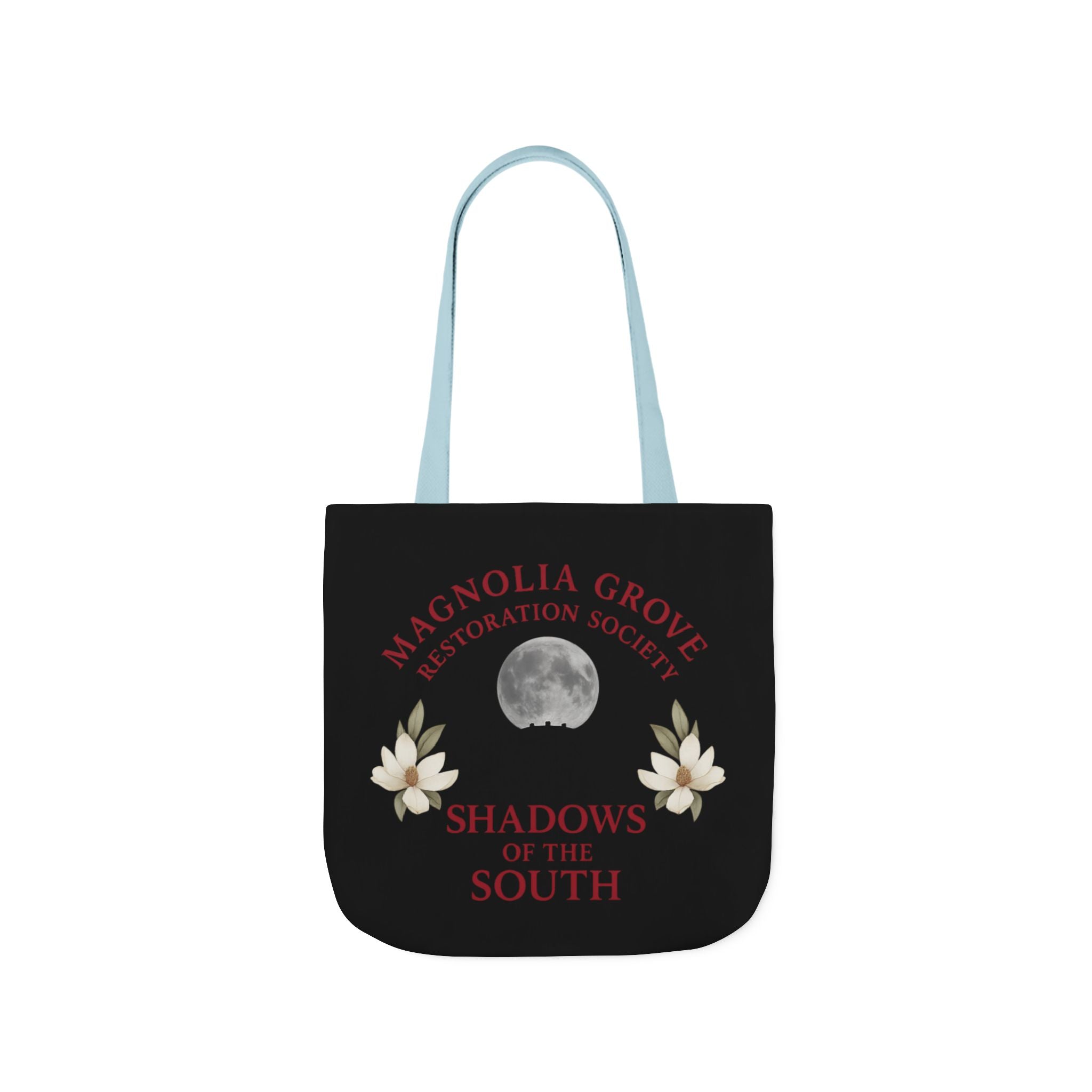 Magnolia Grove Restoration Society Canvas Tote Bag – Shadows of the South Series