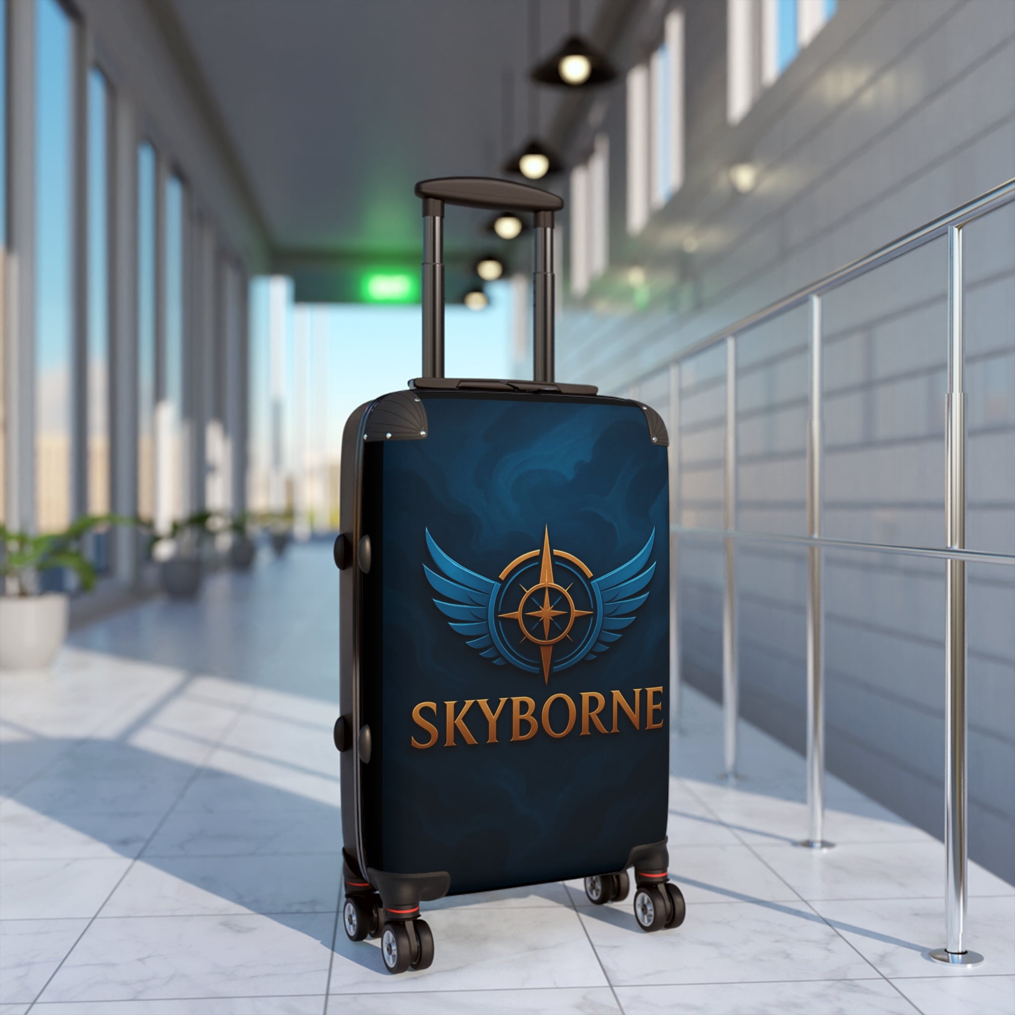 Skyborne Adventure Suitcase, Travel Gear, Luggage for Explorers, Stylish Carry-On, Perfect for Vacations & Business Trips