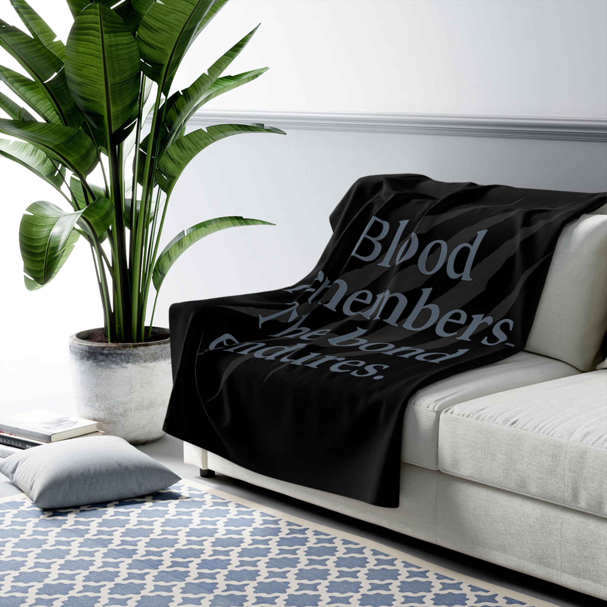 Alpha Legacy Quote Sherpa Fleece Blanket