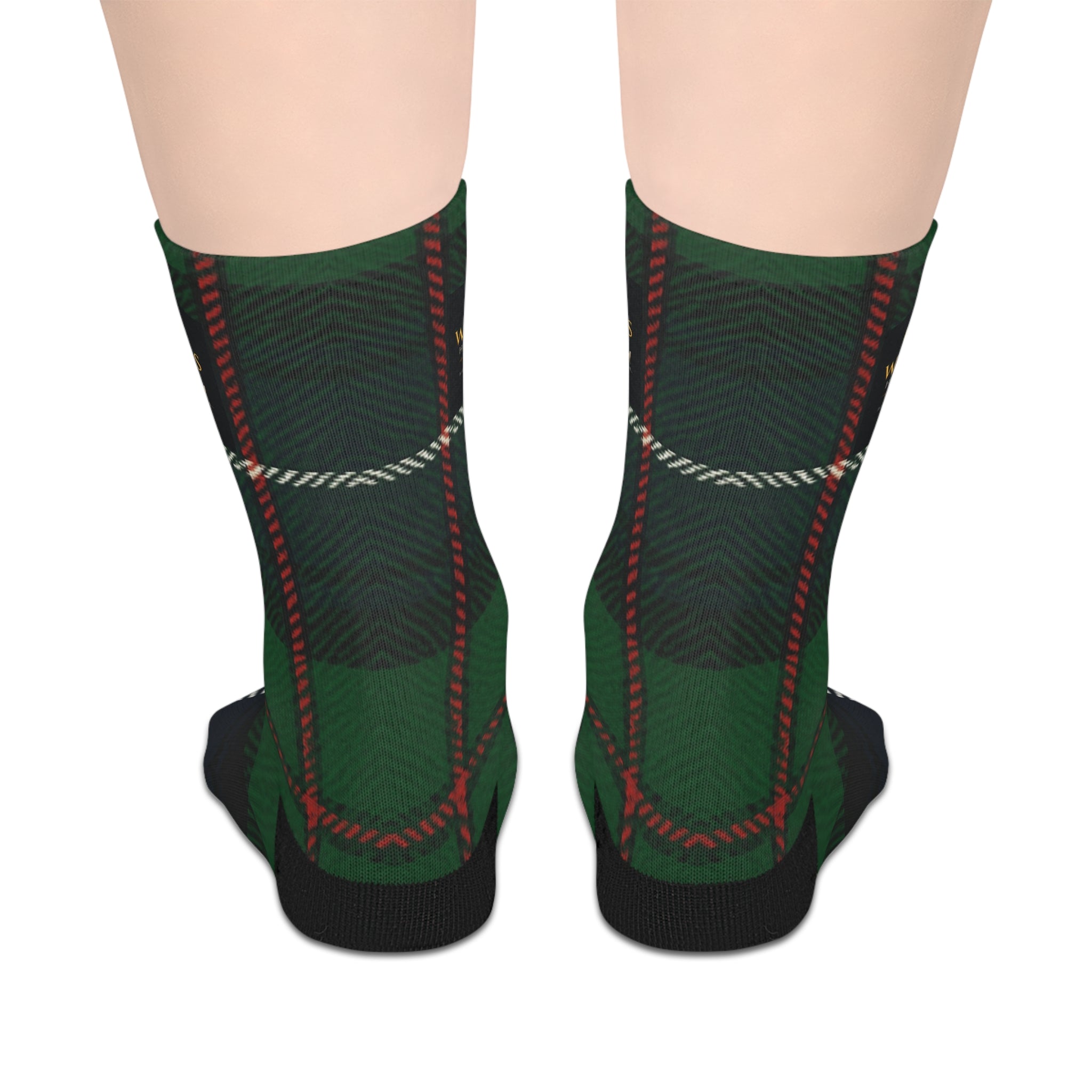 Clan MacKenzie Plaid Socks - Whispers in the Highland Mist
