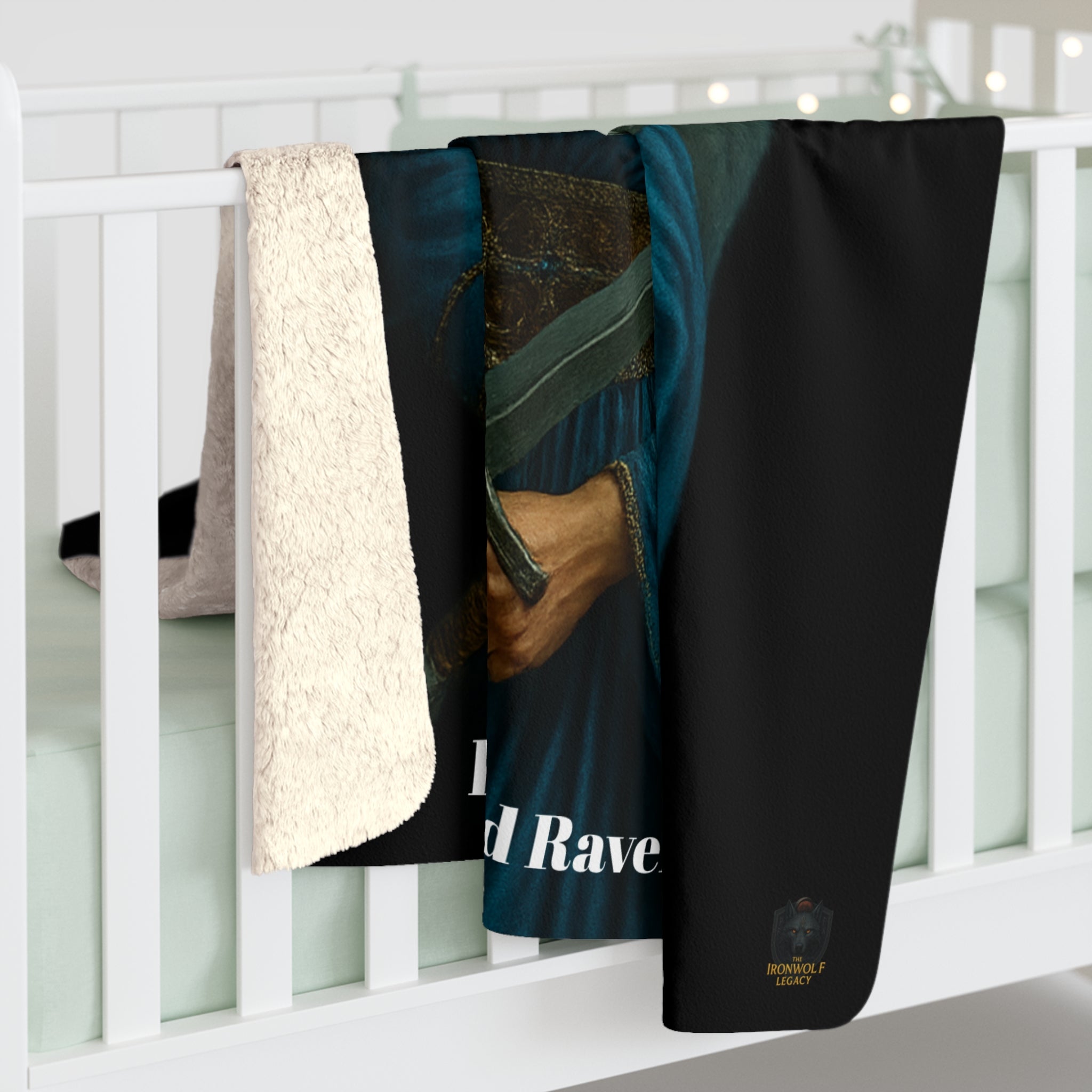 Lady Astrid Ravenscroft – Sherpa Fleece Blanketrt, Unique Bedding