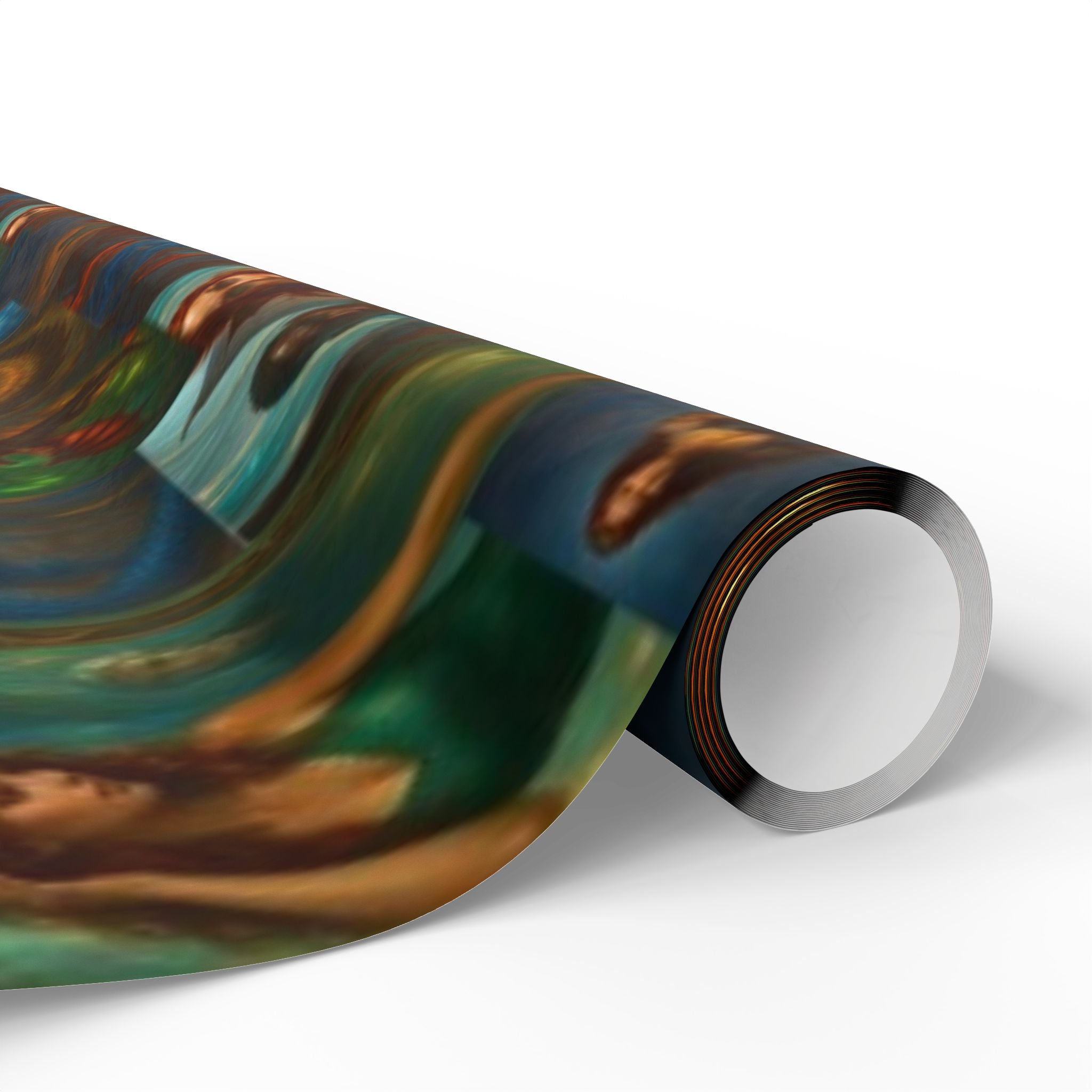 Artistic Wrapping Paper Roll, Vibrant Gift Wrap, Unique Holiday Wrapping, Wrapping Sheets for Birthdays, Eco-Friendly Gift Wrapping