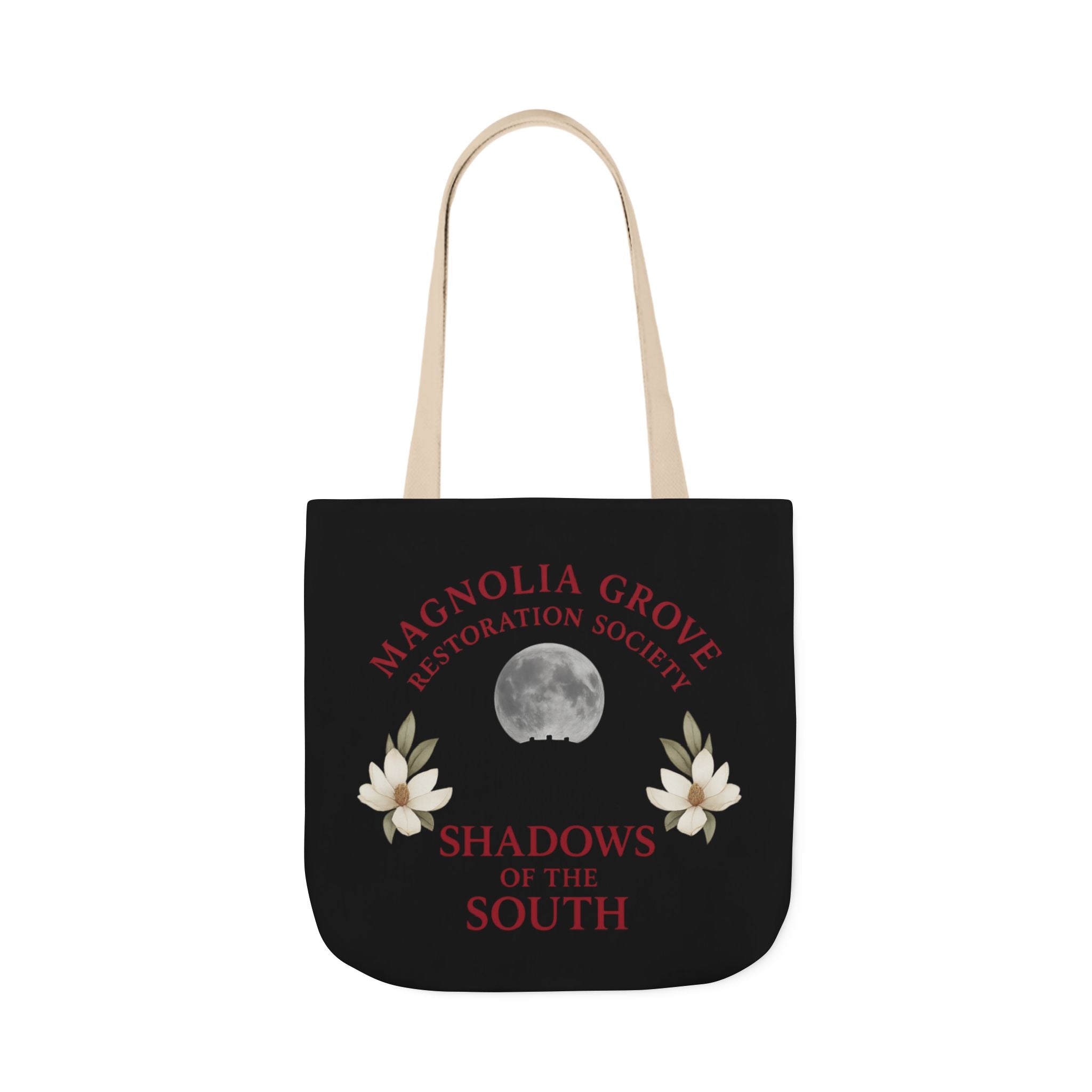 Magnolia Grove Restoration Society Canvas Tote Bag – Shadows of the South Series