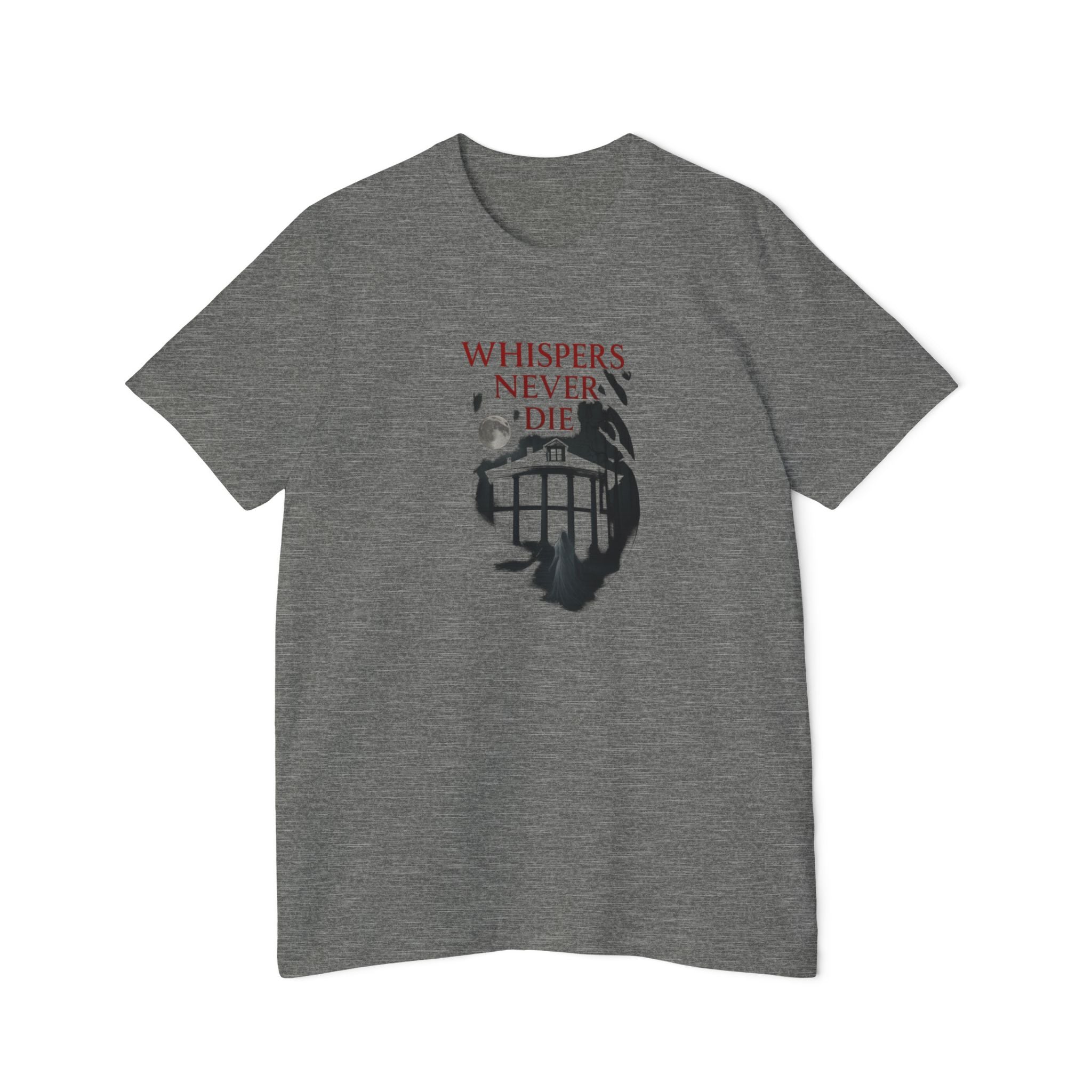 “Whispers Never Die” Haunted Plantation Gothic T-Shirt – Shadows of the South Series