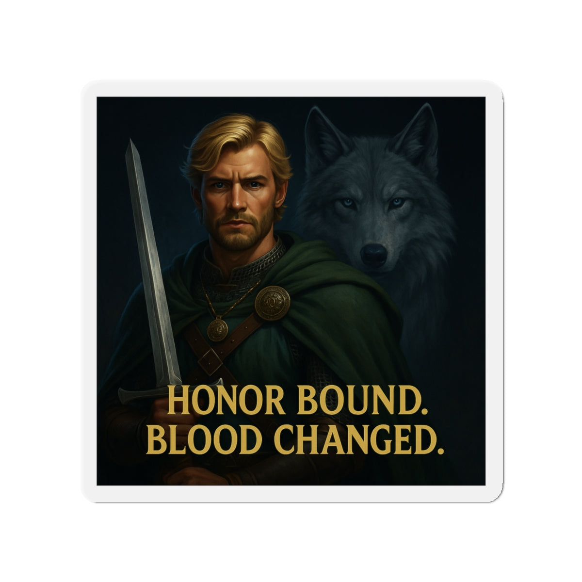 Edmund Ravenscroft – The Knight’s Wolf Magnet