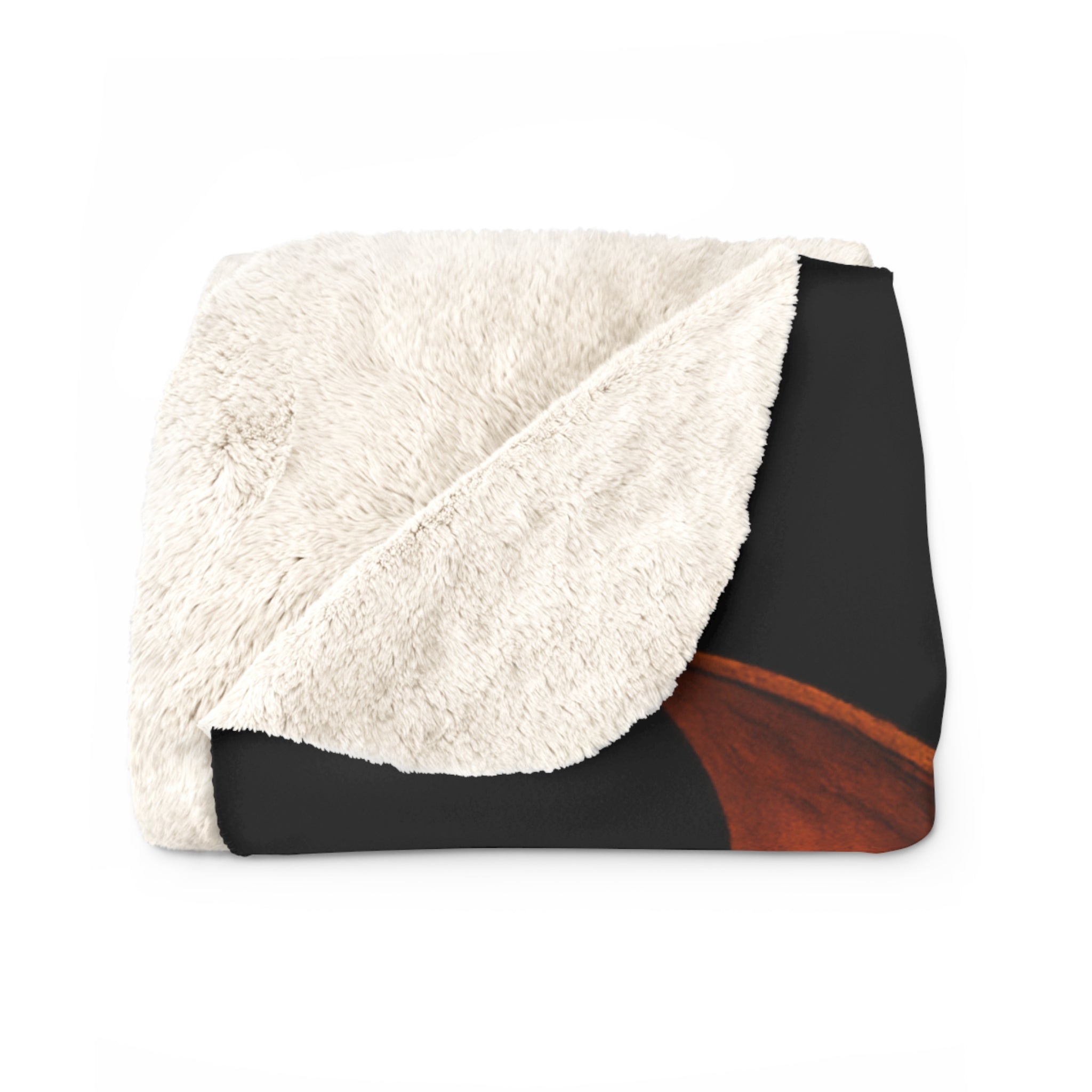 Sherpa Fleece Blanket – Born of Fire, Forged as Guardian Fantasy Dragon Design