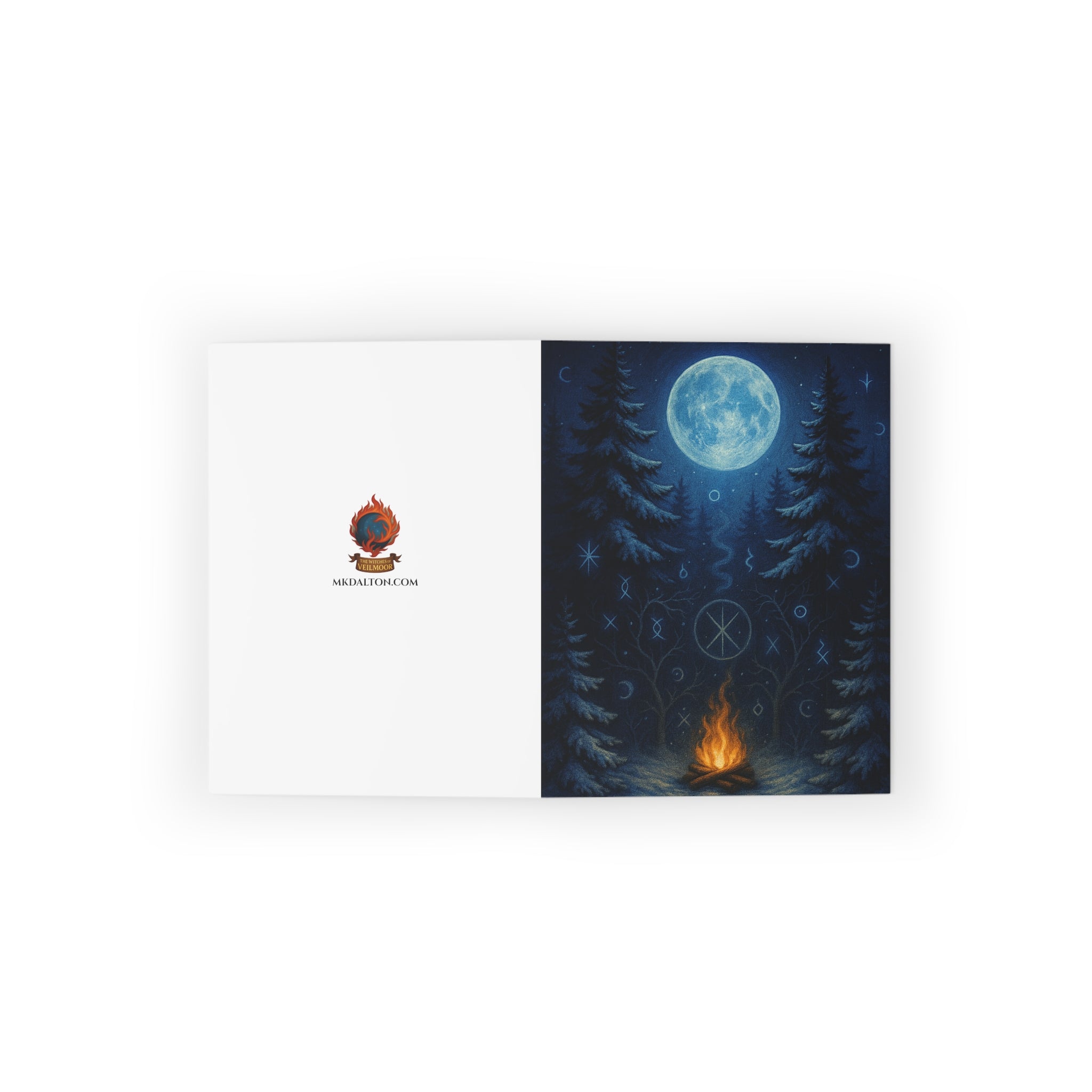 In the Hush of Winter’s Veil – Gothic Witchy Holiday Card