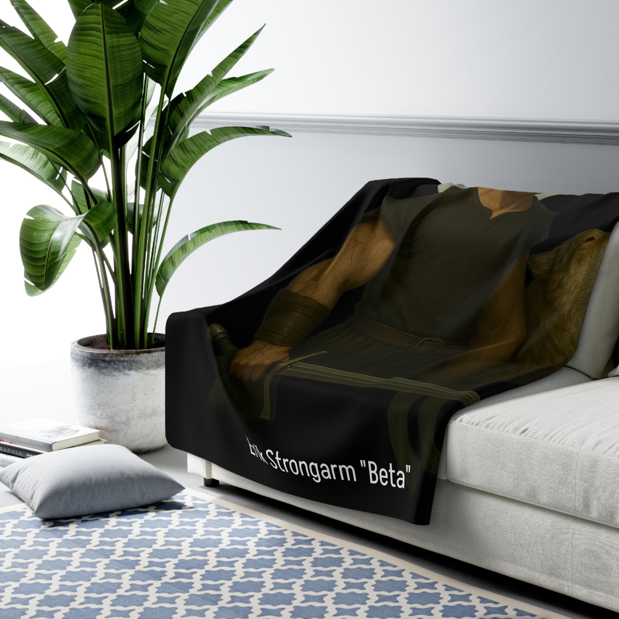Erik Strongarm “Beta” – Sherpa Fleece Blanket
