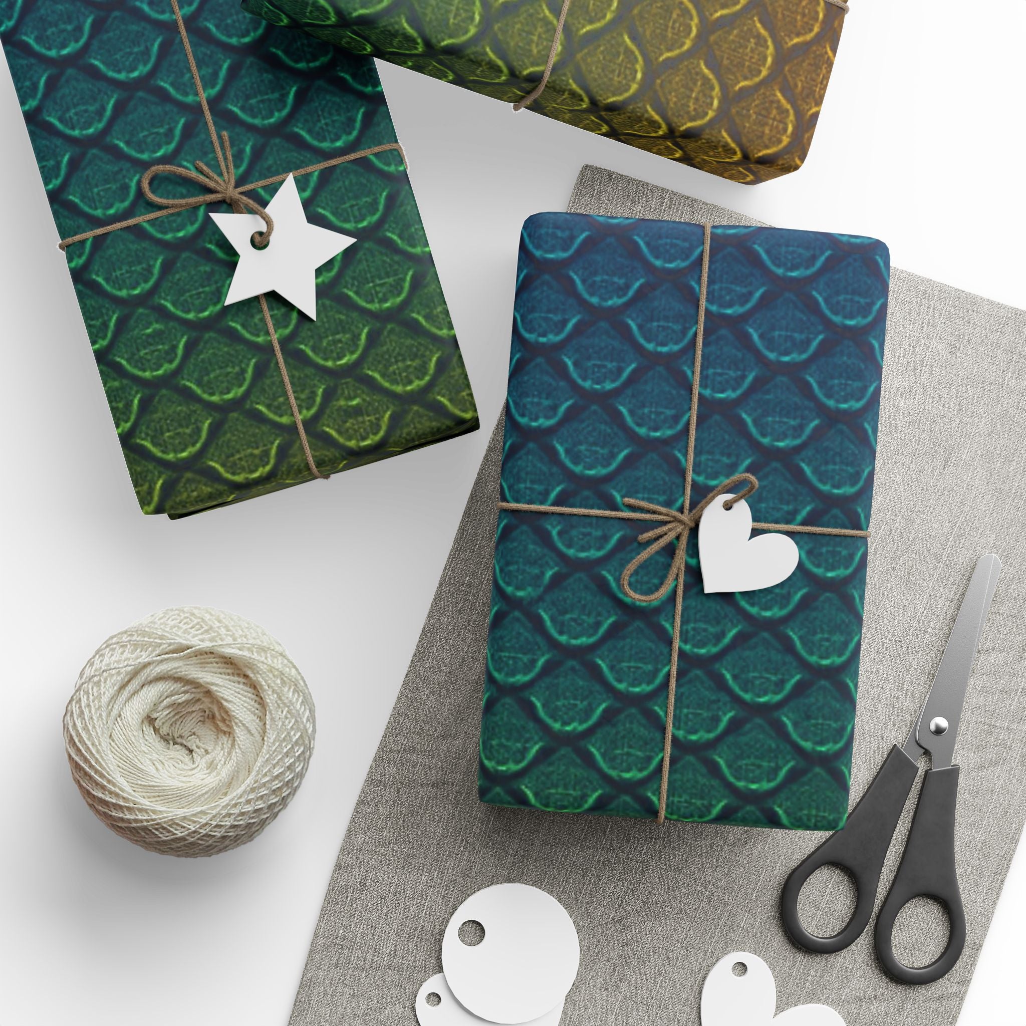 Dragon Scales Wrapping Paper