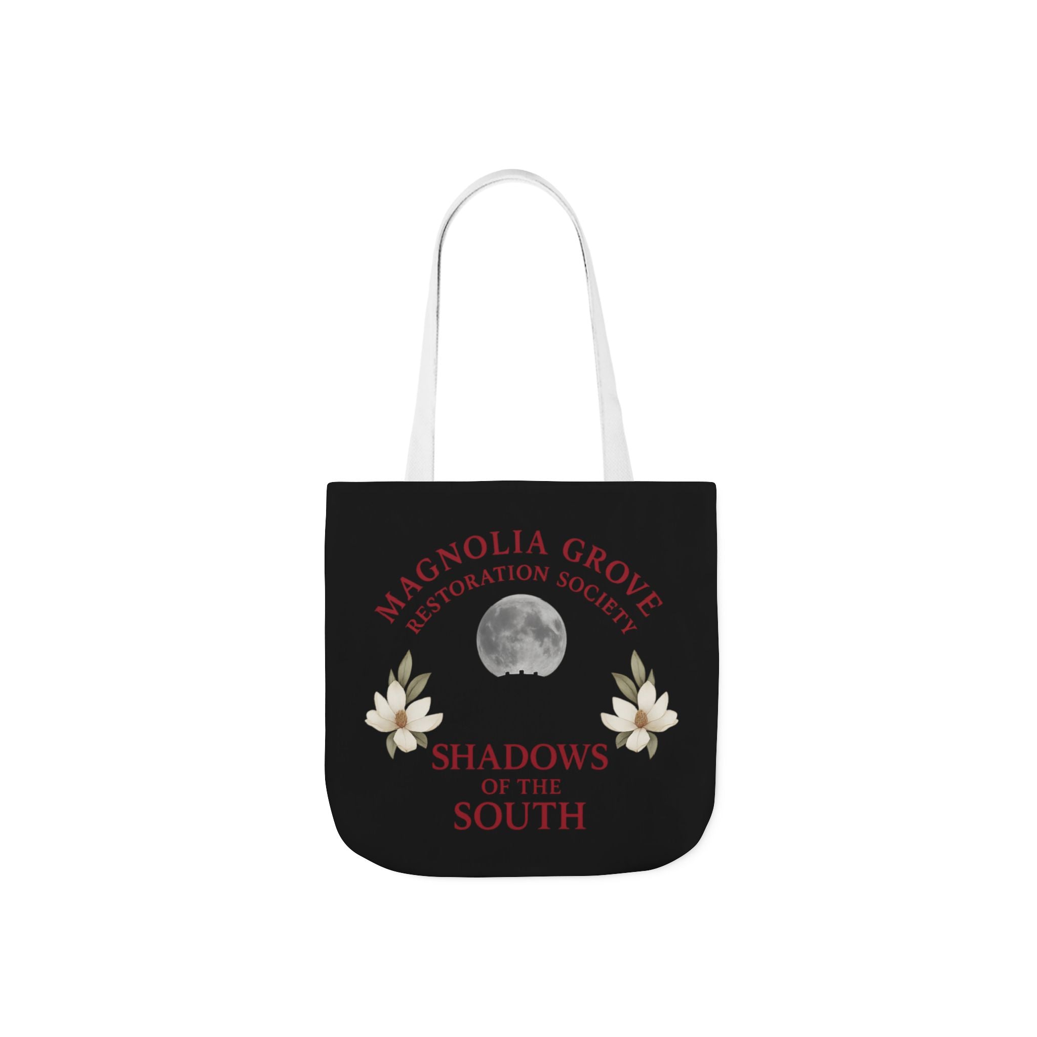 Magnolia Grove Restoration Society Canvas Tote Bag – Shadows of the South Series