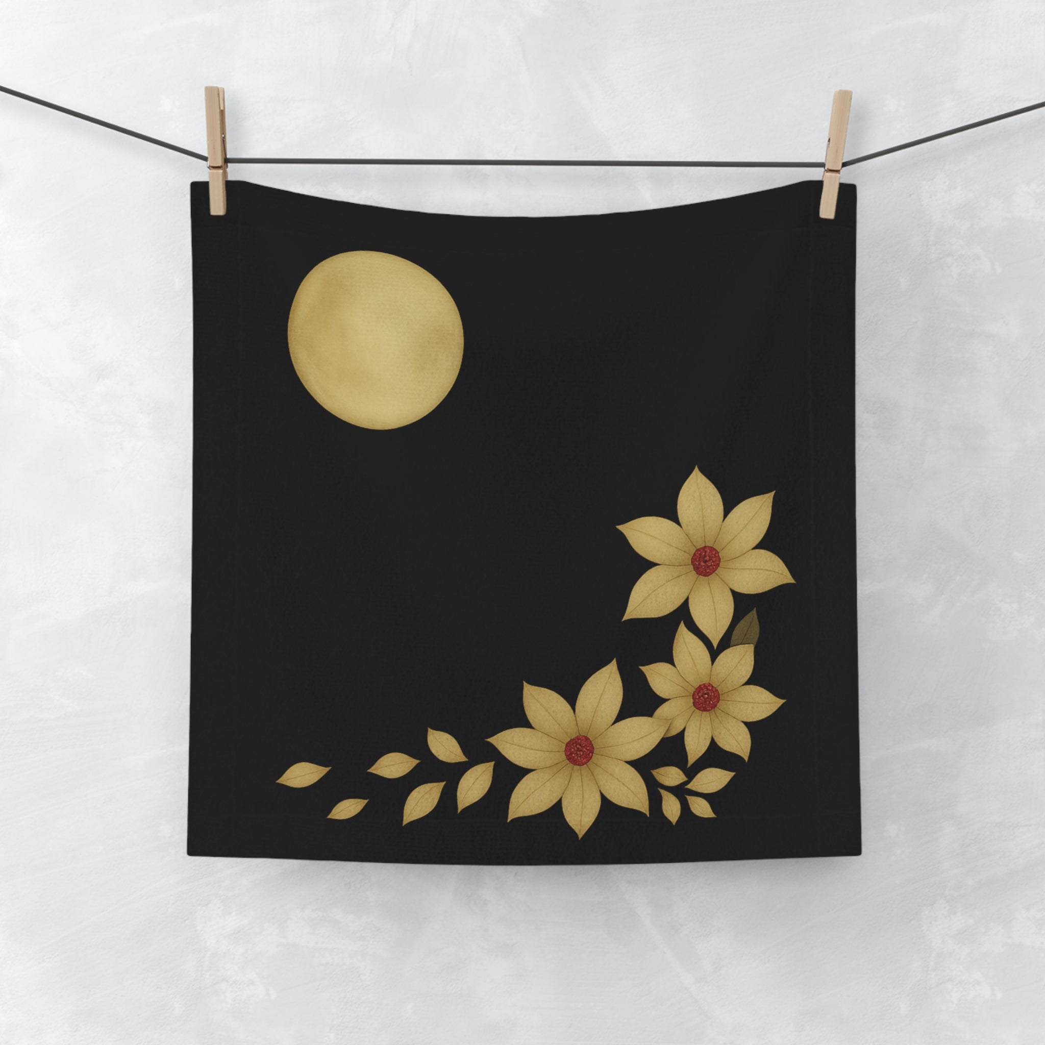 Shadows of the South Face Towel – Full Moon Magnolia Design