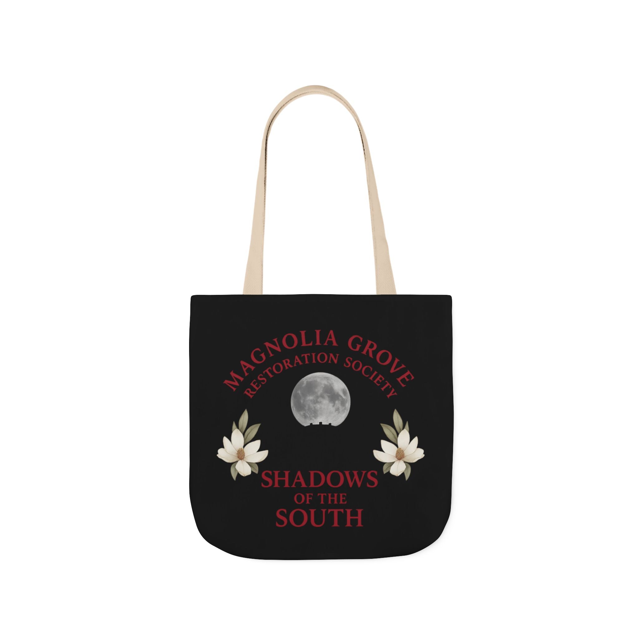 Magnolia Grove Restoration Society Canvas Tote Bag – Shadows of the South Series