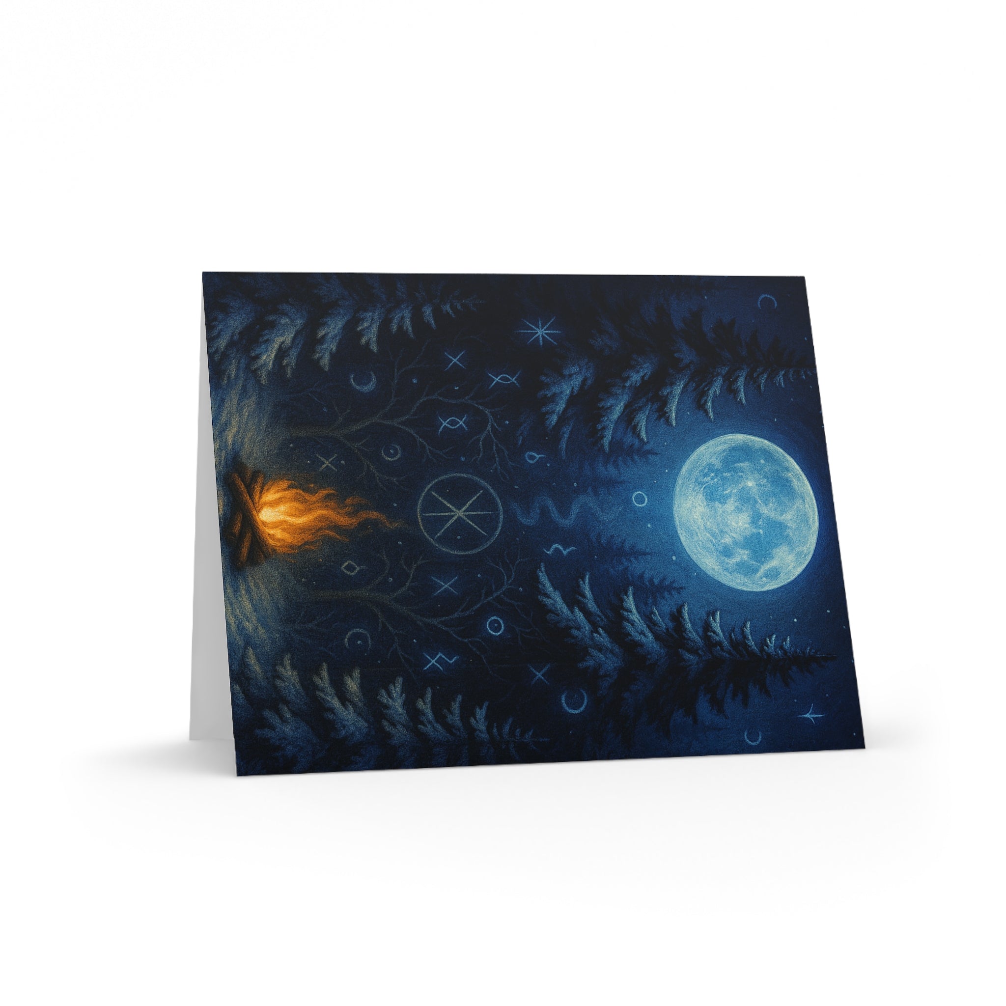 In the Hush of Winter’s Veil – Gothic Witchy Holiday Card