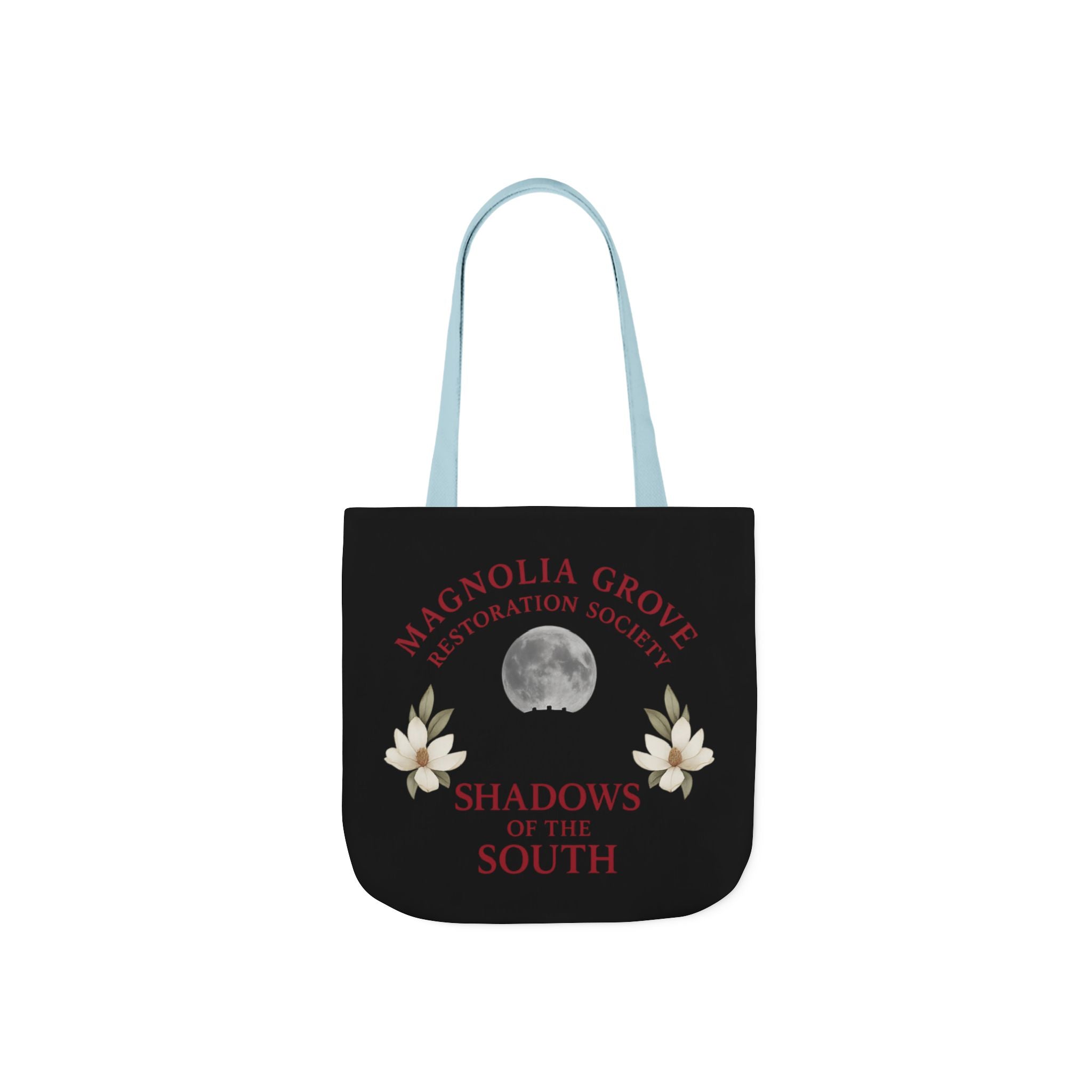 Magnolia Grove Restoration Society Canvas Tote Bag – Shadows of the South Series