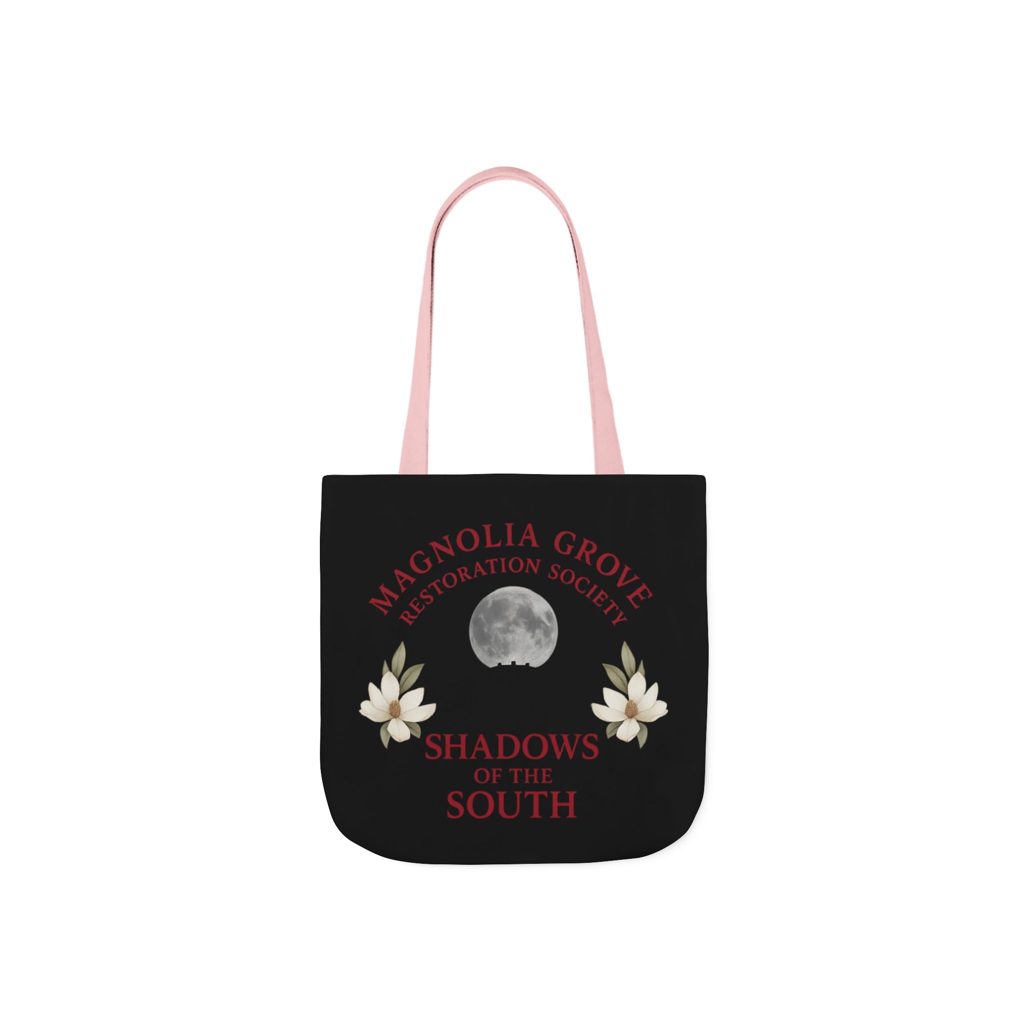 Magnolia Grove Restoration Society Canvas Tote Bag – Shadows of the South Series