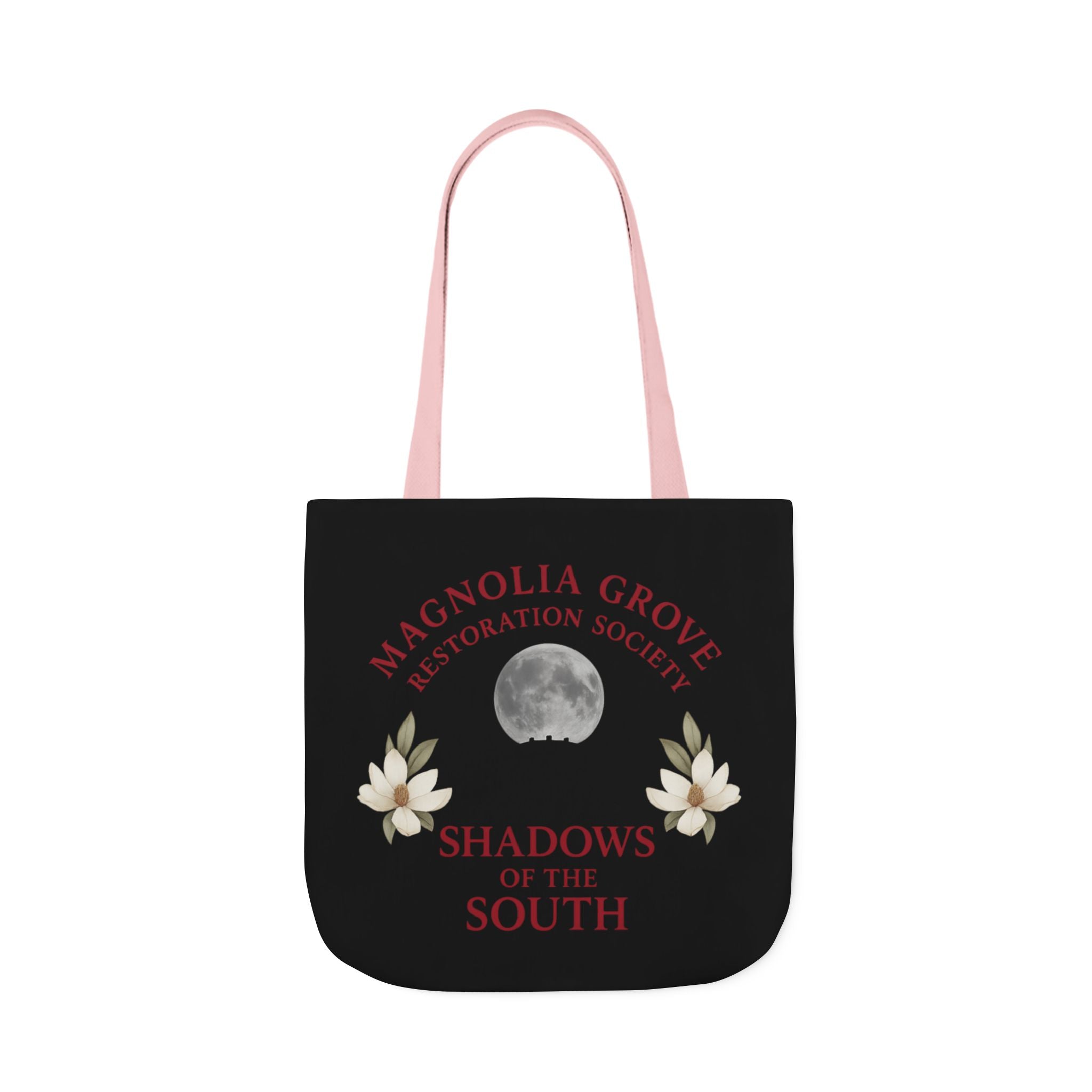 Magnolia Grove Restoration Society Canvas Tote Bag – Shadows of the South Series