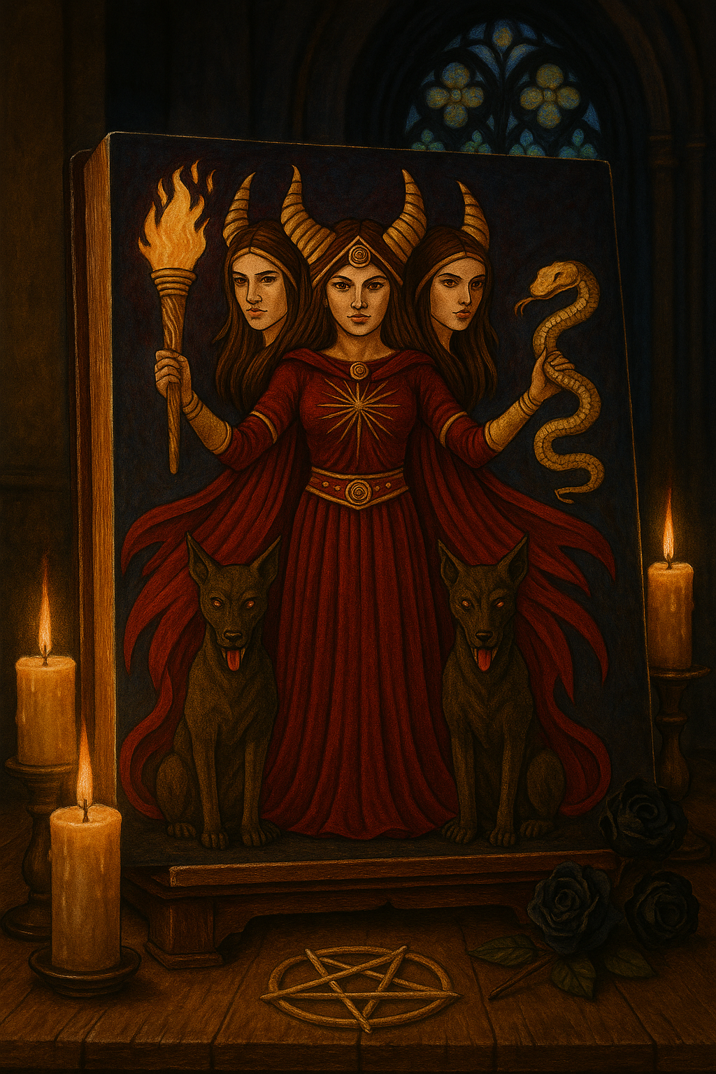 Coven Shadows: Witches of the Night Coloring Book