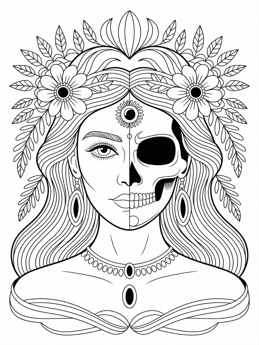 Coven Shadows: Witches of the Night Coloring Book