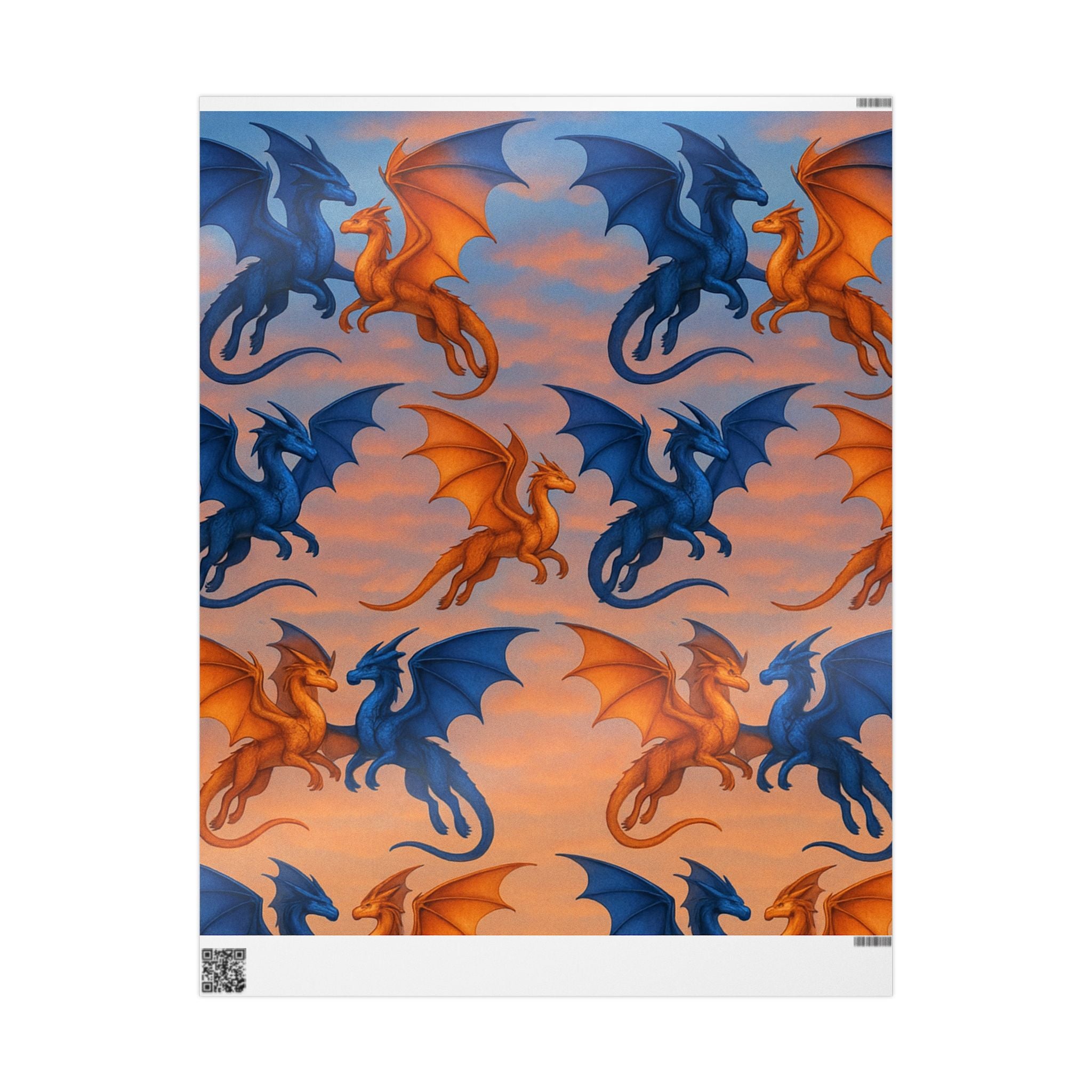 Vibrant Artistic Wrapping Paper, Gift Wrap for Birthdays, Holidays, Weddings, Parties, Floral and Abstract Designs