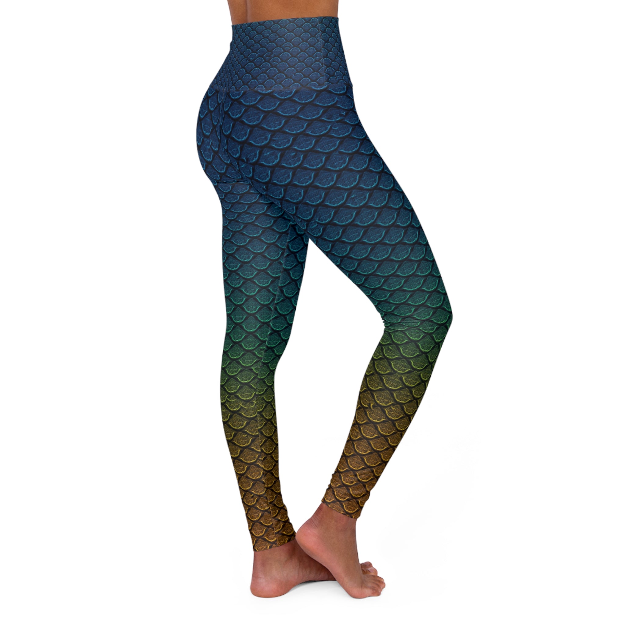 Umbre Dragon Scale High Waisted Yoga Leggings – Mythical Fitness Wear