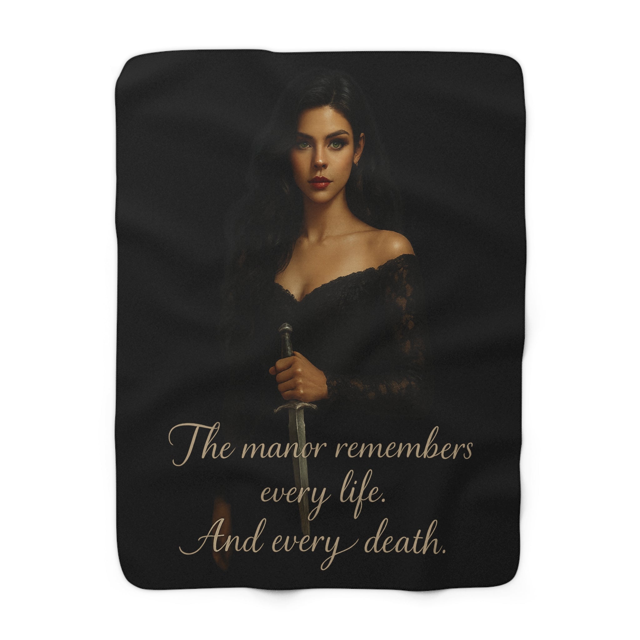 The Manor Knows Fleece Throw - Cursed to Love You