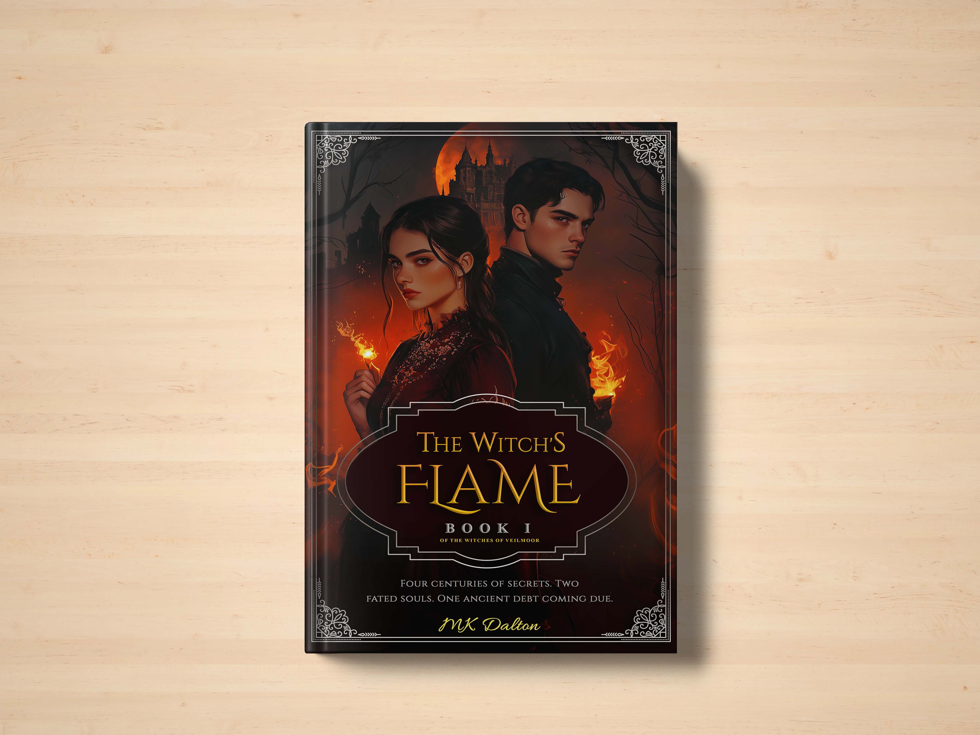 The Witch's Flame - The Witches of Veilmoor, Book 1 - Hardcover