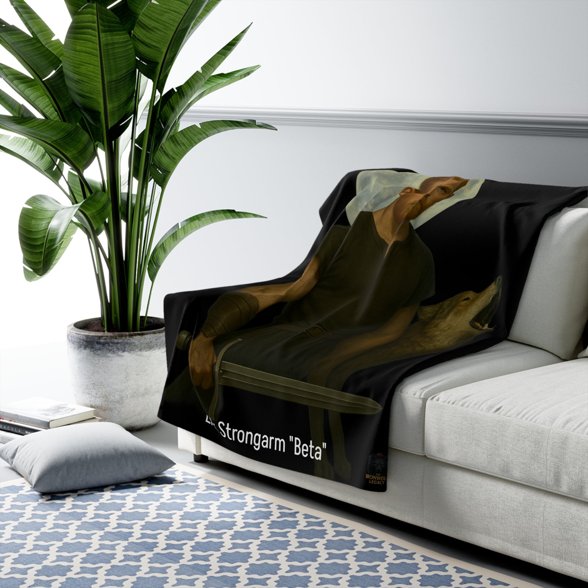 Erik Strongarm “Beta” – Sherpa Fleece Blanket