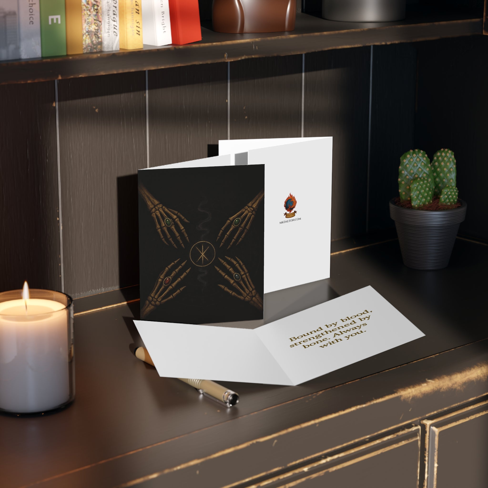 Sisters of Veilmoor Friendship Card – Bound by Blood, Strengthened by Bone