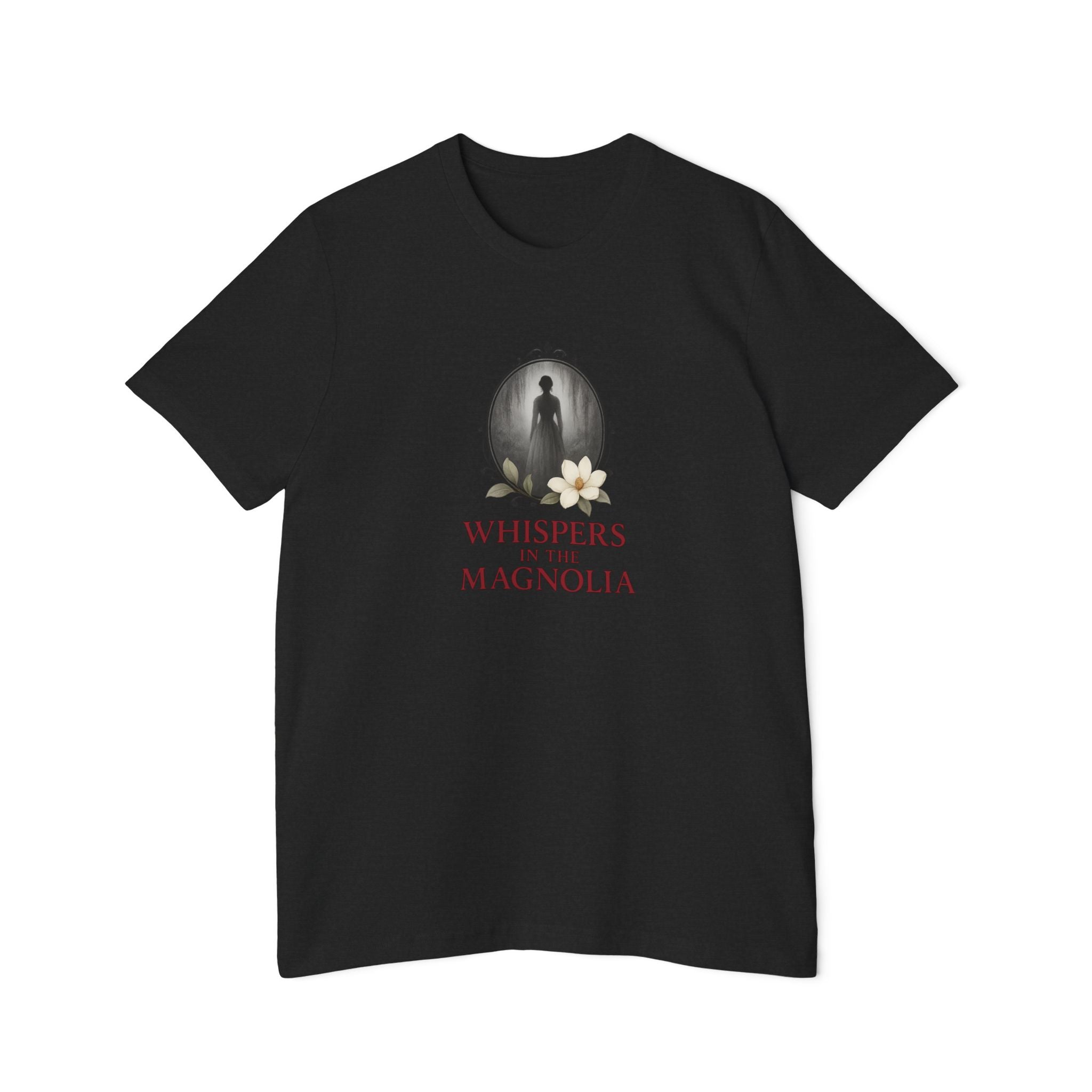 “Whispers in the Magnolia” Gothic Cameo T-Shirt – Shadows of the South Series