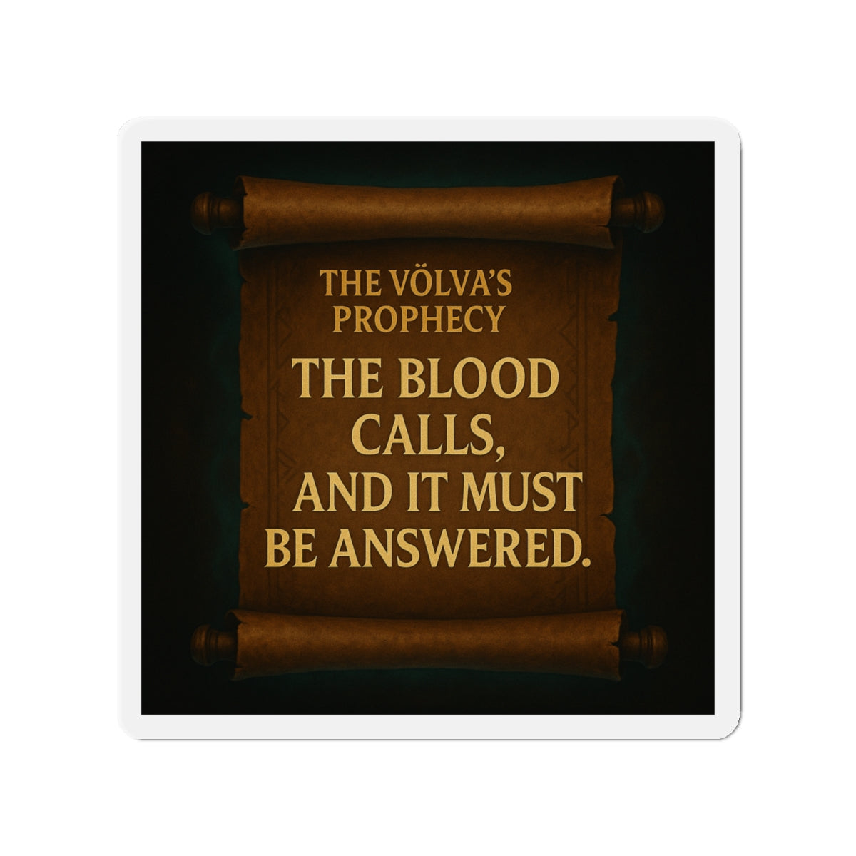 The Völva’s Prophecy Magnet – The Ironwolf Legacy