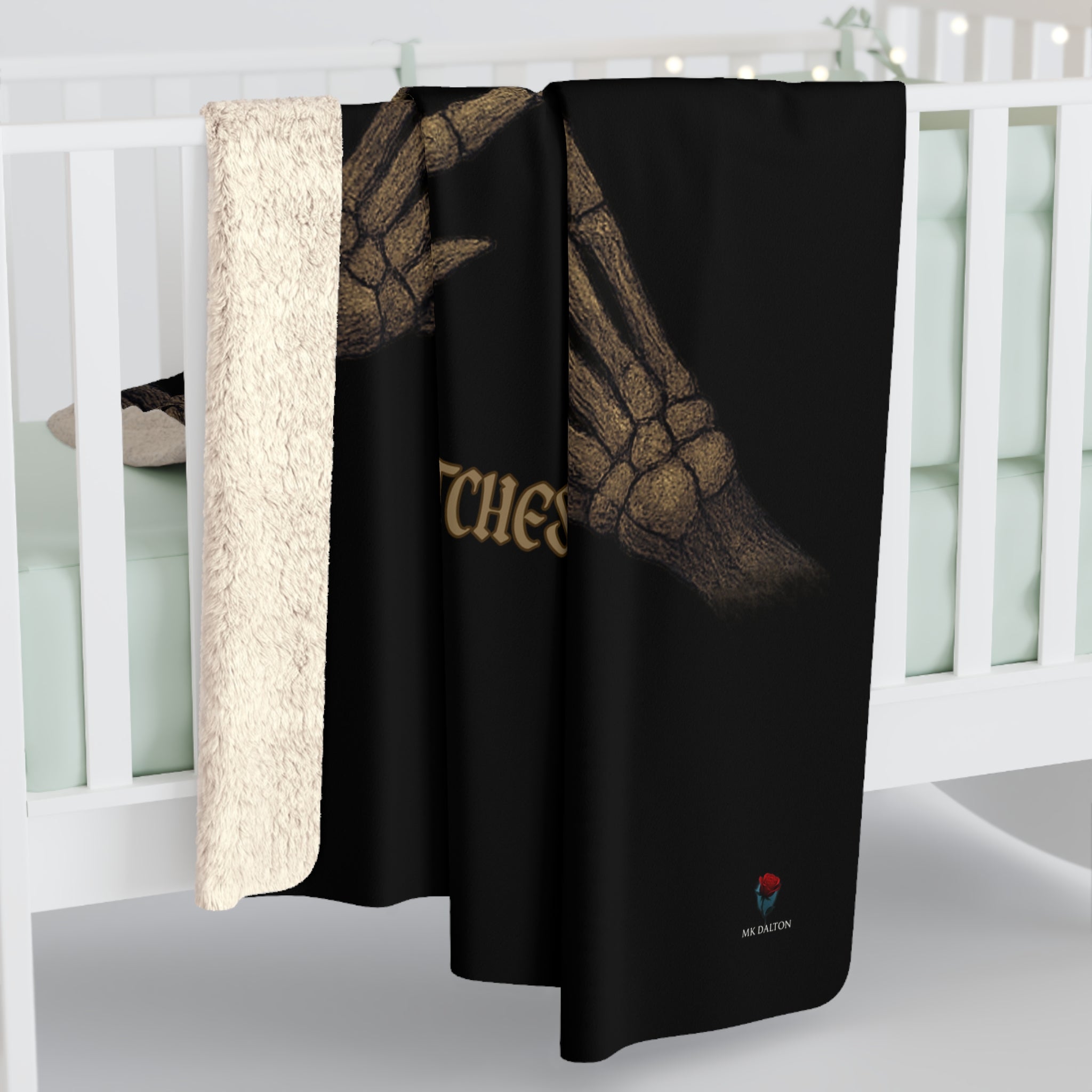 Blood & Bone Fleece Blanket – The Witches of Veilmoor Collection