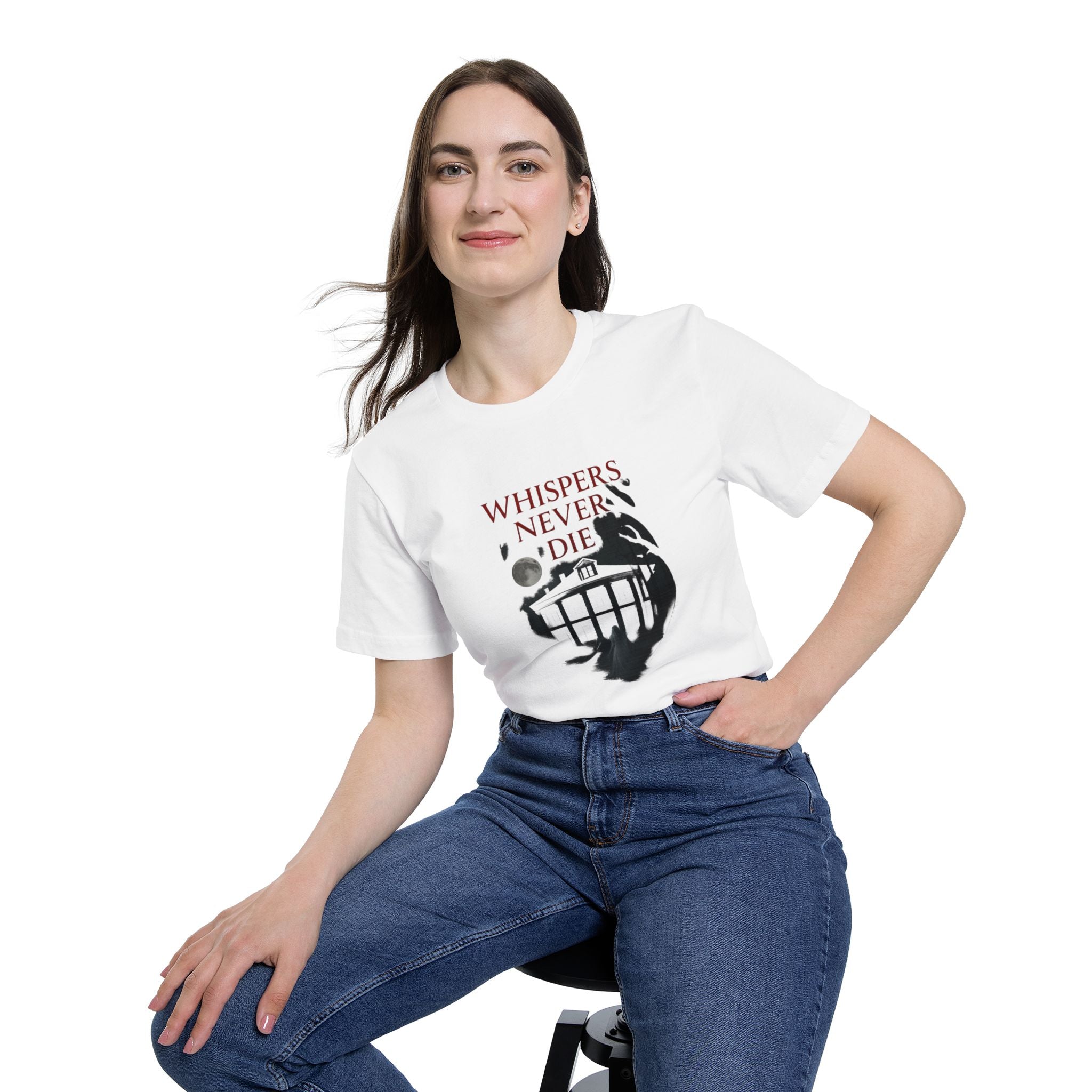 “Whispers Never Die” Haunted Plantation Gothic T-Shirt – Shadows of the South Series