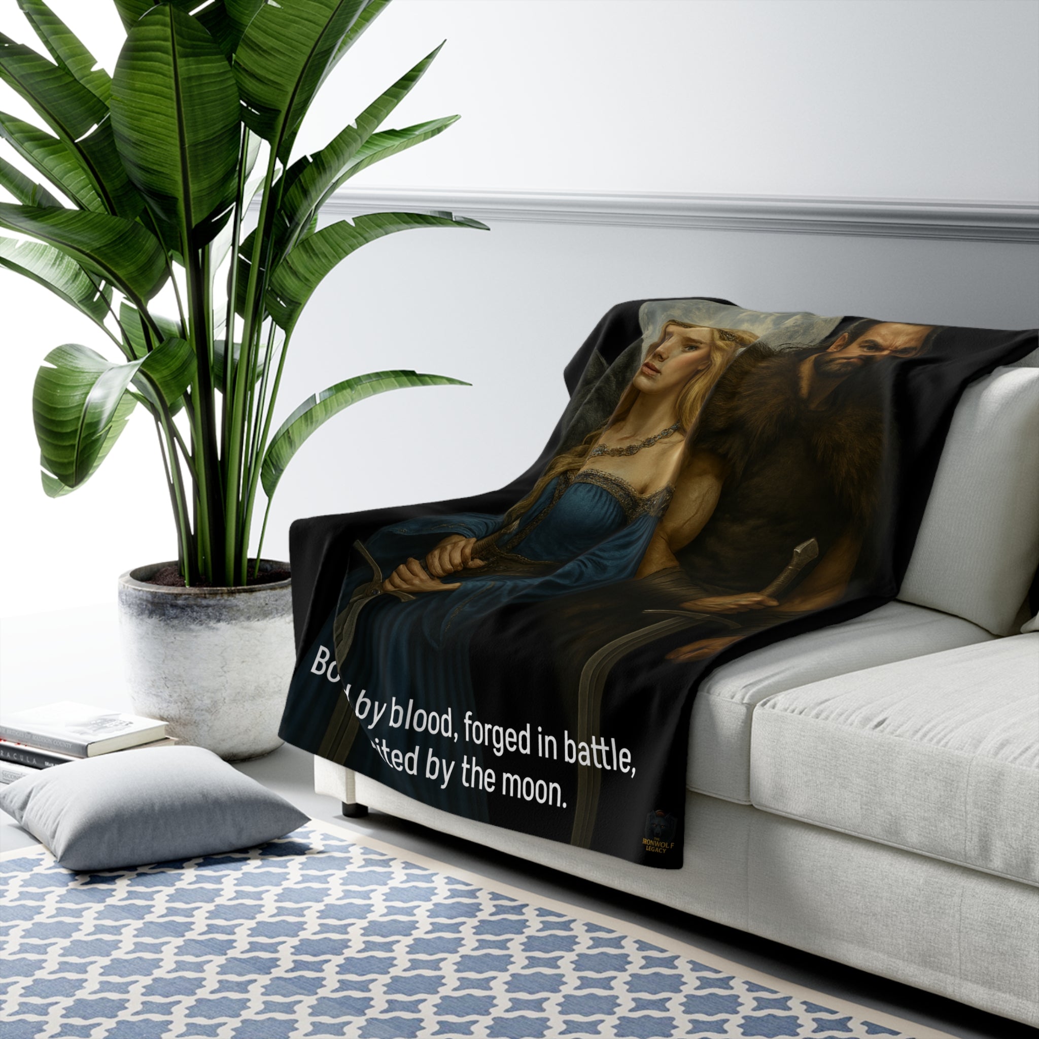 Bjorn & Astrid – “Bound by Blood” Sherpa Fleece Blanket