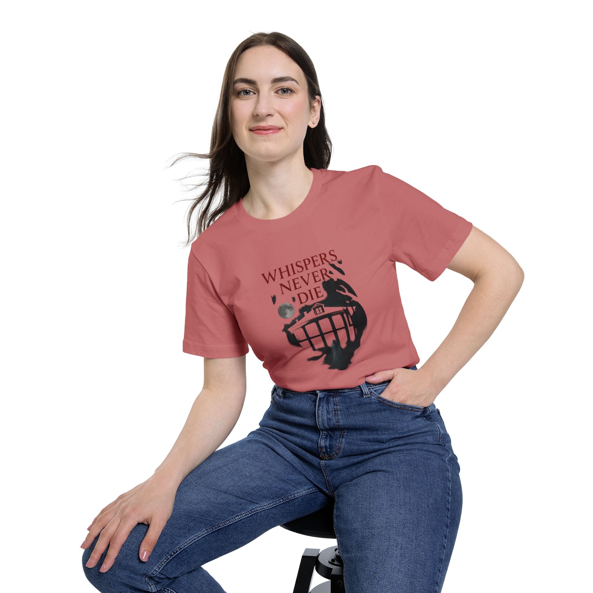 “Whispers Never Die” Haunted Plantation Gothic T-Shirt – Shadows of the South Series