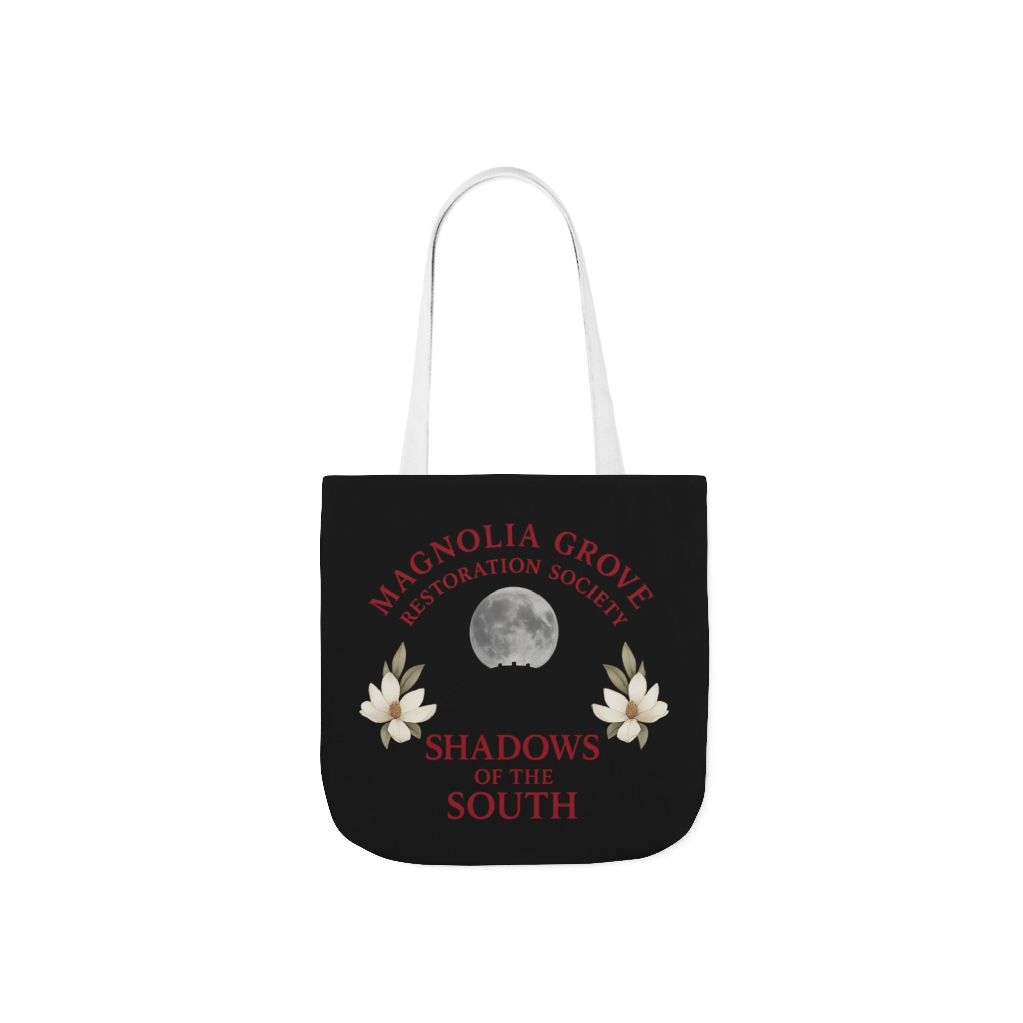Magnolia Grove Restoration Society Canvas Tote Bag – Shadows of the South Series
