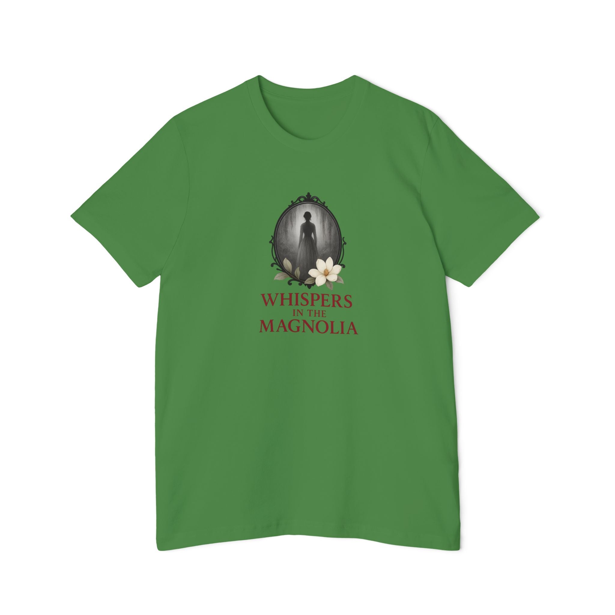 “Whispers in the Magnolia” Gothic Cameo T-Shirt – Shadows of the South Series