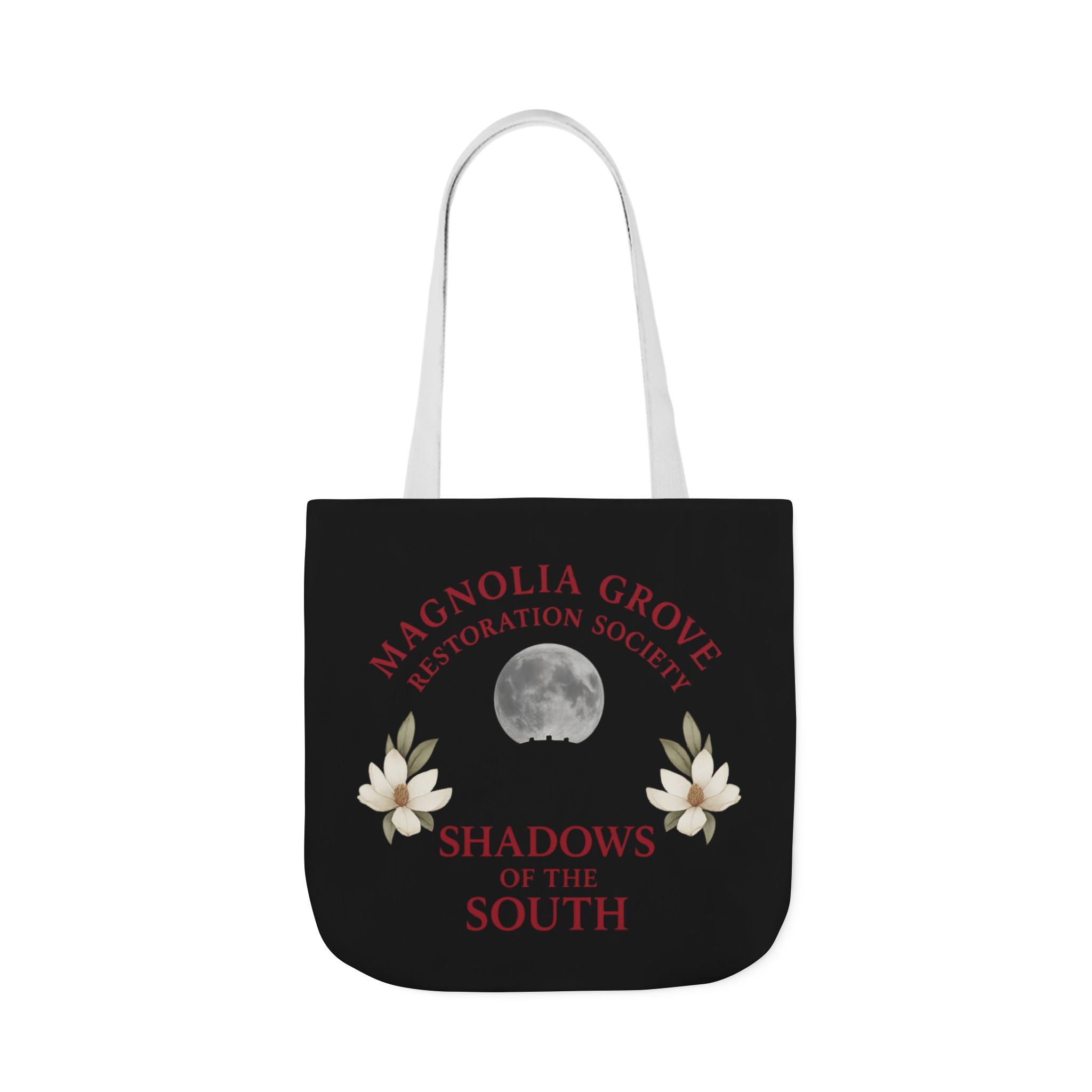 Magnolia Grove Restoration Society Canvas Tote Bag – Shadows of the South Series