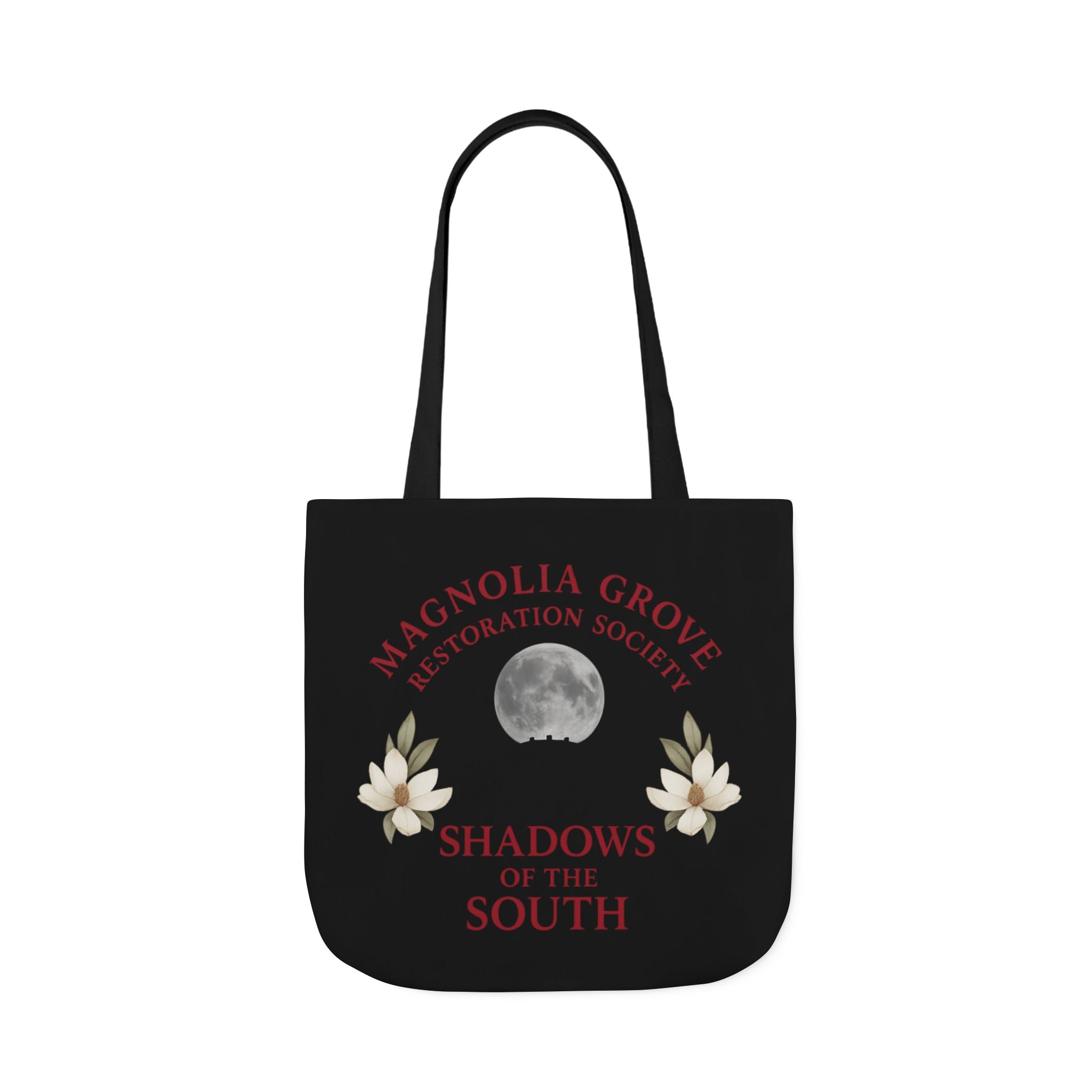 Magnolia Grove Restoration Society Canvas Tote Bag – Shadows of the South Series