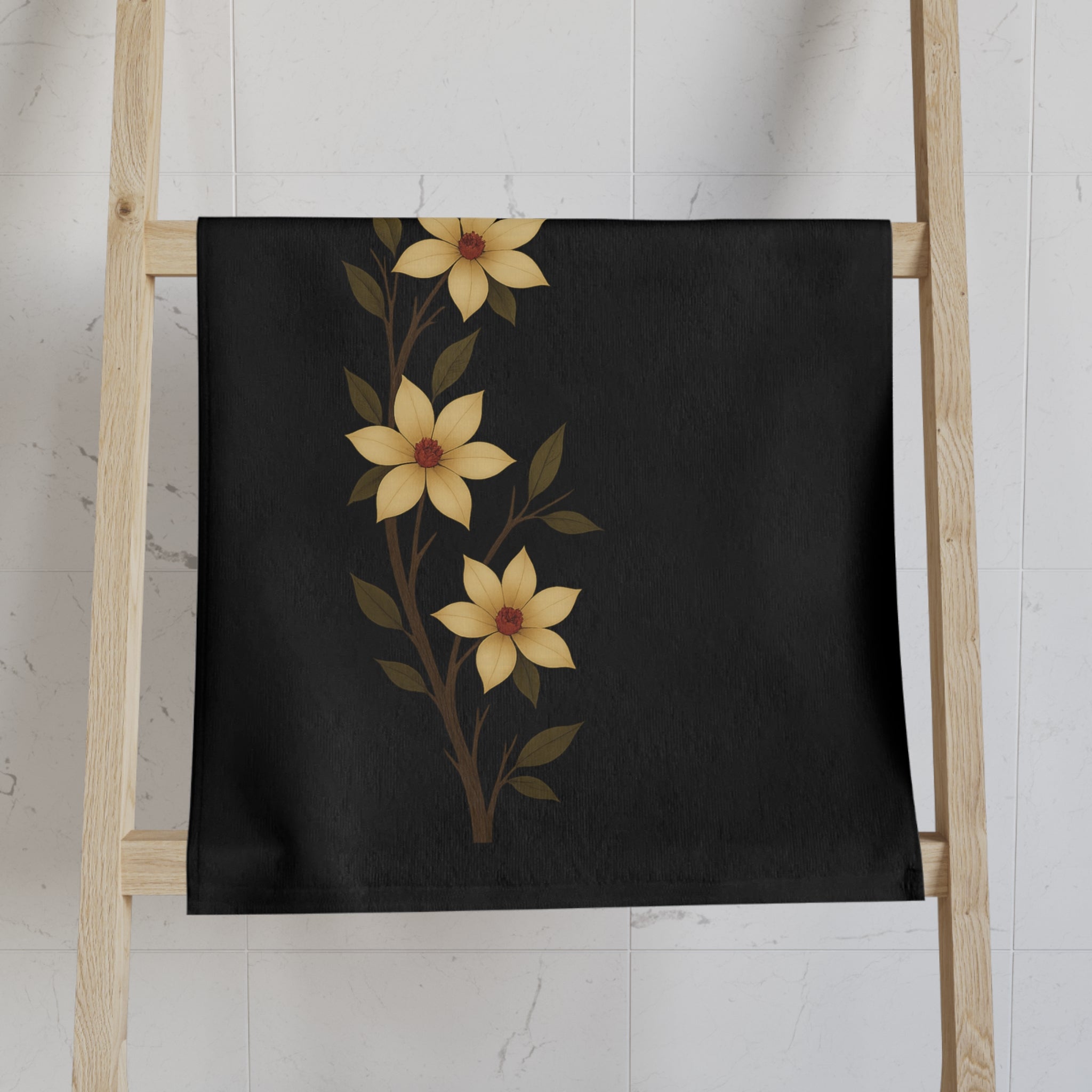 Shadows of the South Magnolia Tree Hand Towel