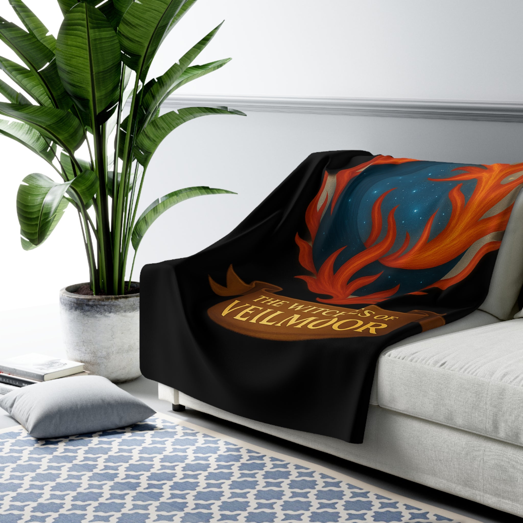 The Witches of Veilmoor Designer Sherpa Fleece Blanket -