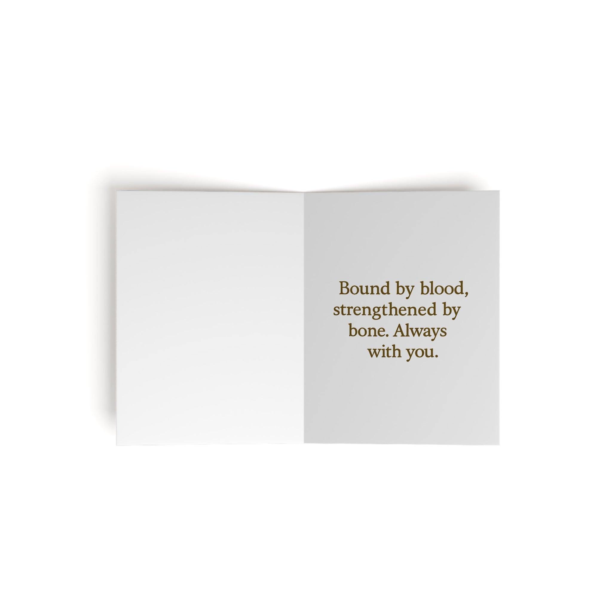Sisters of Veilmoor Friendship Card – Bound by Blood, Strengthened by Bone