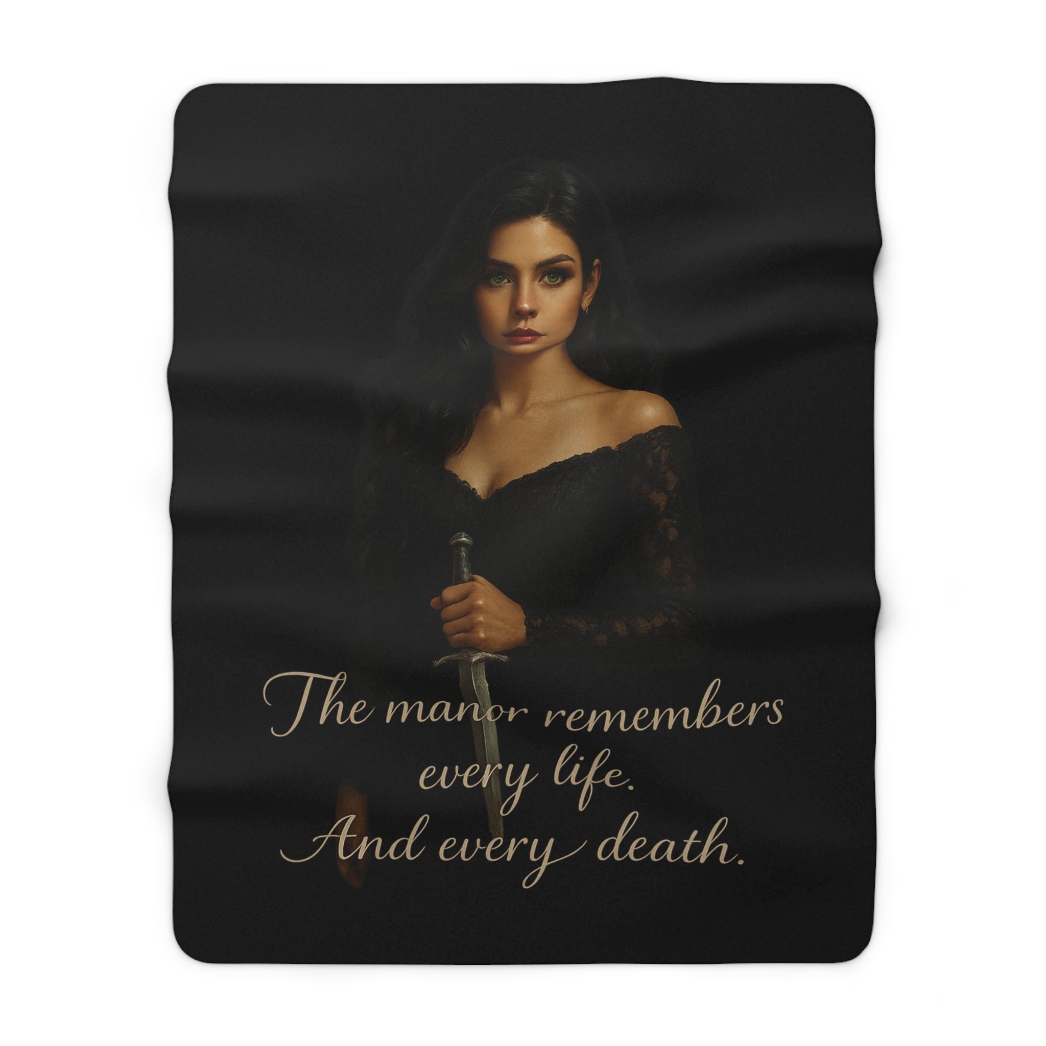 The Manor Knows Fleece Throw - Cursed to Love You