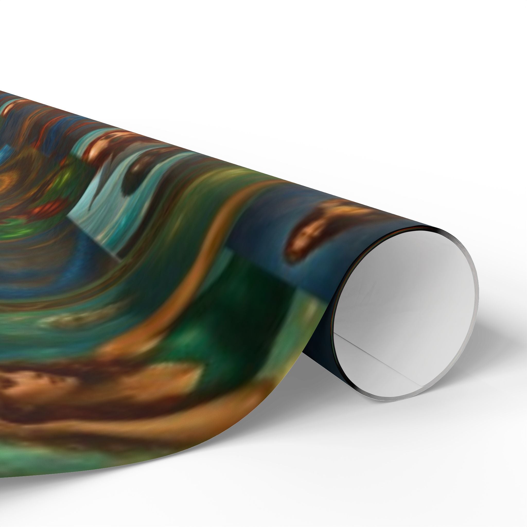 Artistic Wrapping Paper Roll, Vibrant Gift Wrap, Unique Holiday Wrapping, Wrapping Sheets for Birthdays, Eco-Friendly Gift Wrapping