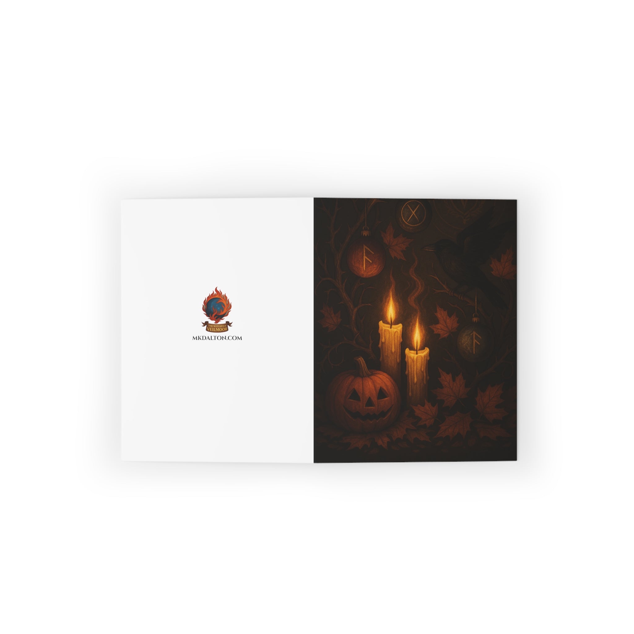 Blessings of Flame and Shadow Greeting Card