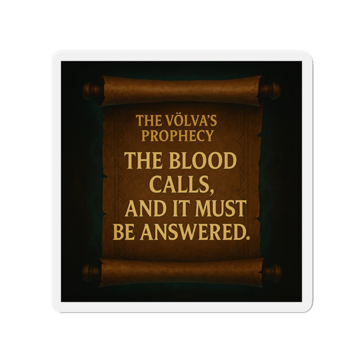 The Völva’s Prophecy Magnet – The Ironwolf Legacy