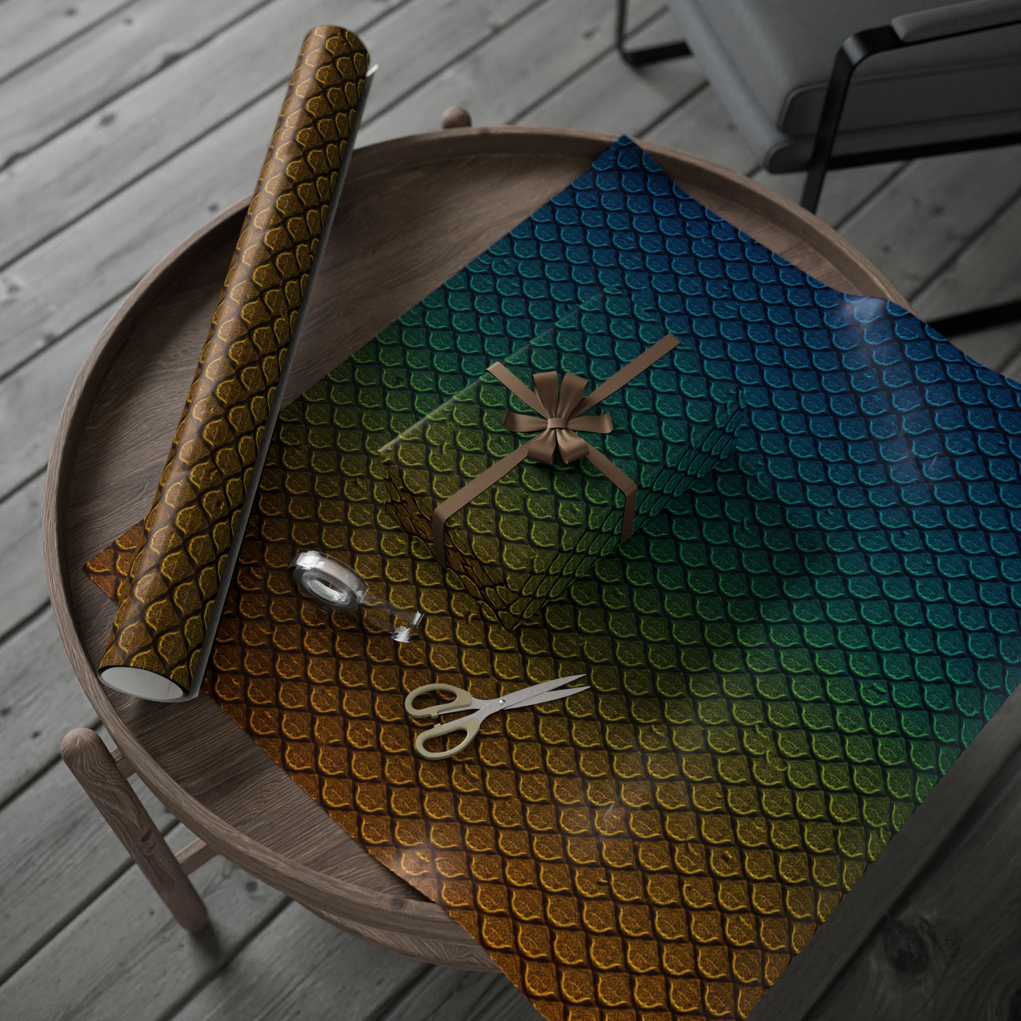 Dragon Scales Wrapping Paper