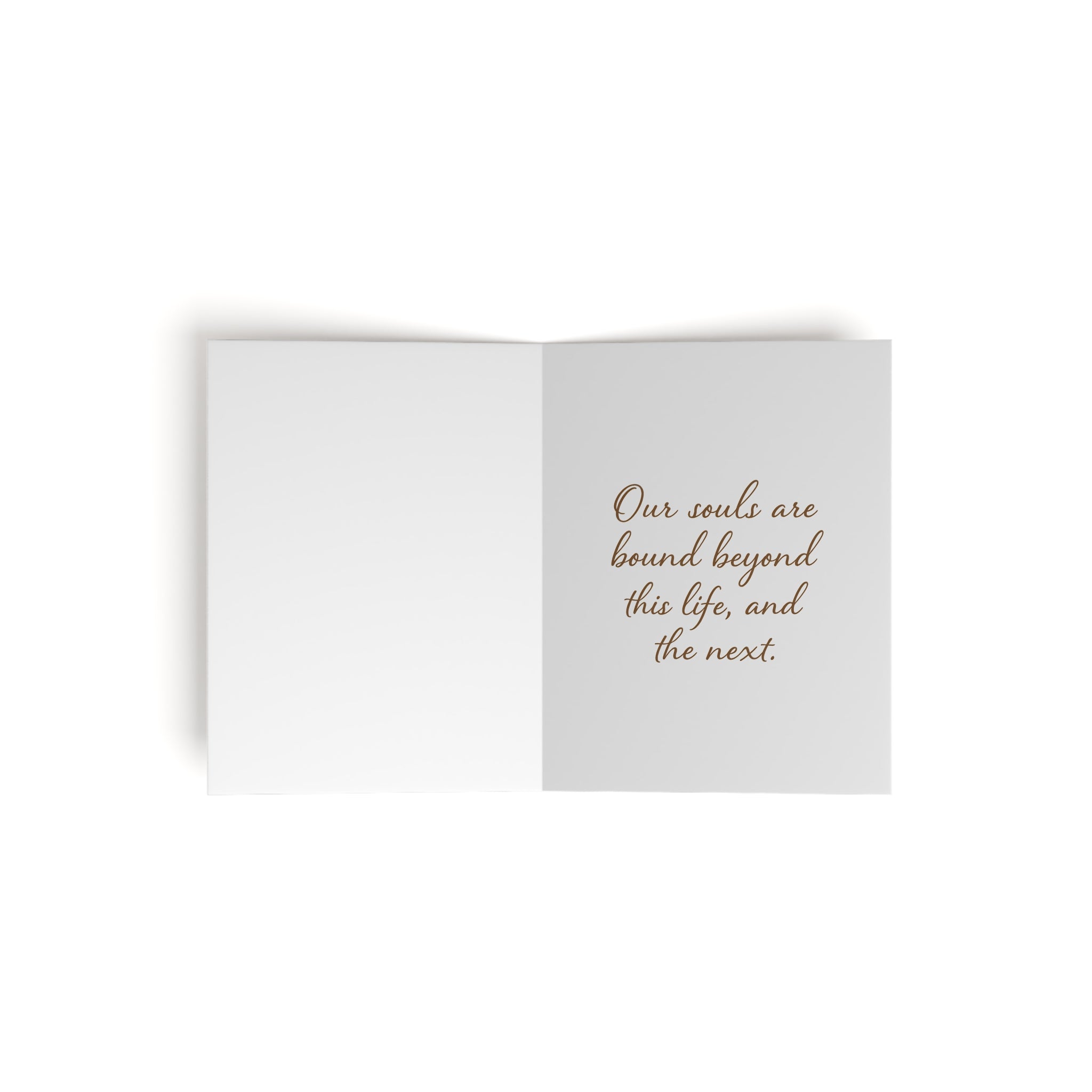 Dark Love Gothic Romance Card – Bound Souls of Veilmoor